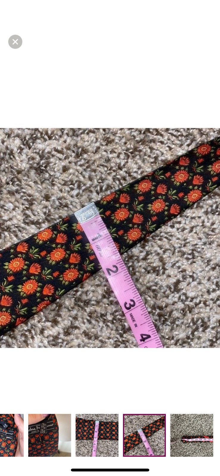 Salvatore Ferragamo Salvatore Ferragamo floral silk tie Size ONE SIZE - 6 Thumbnail