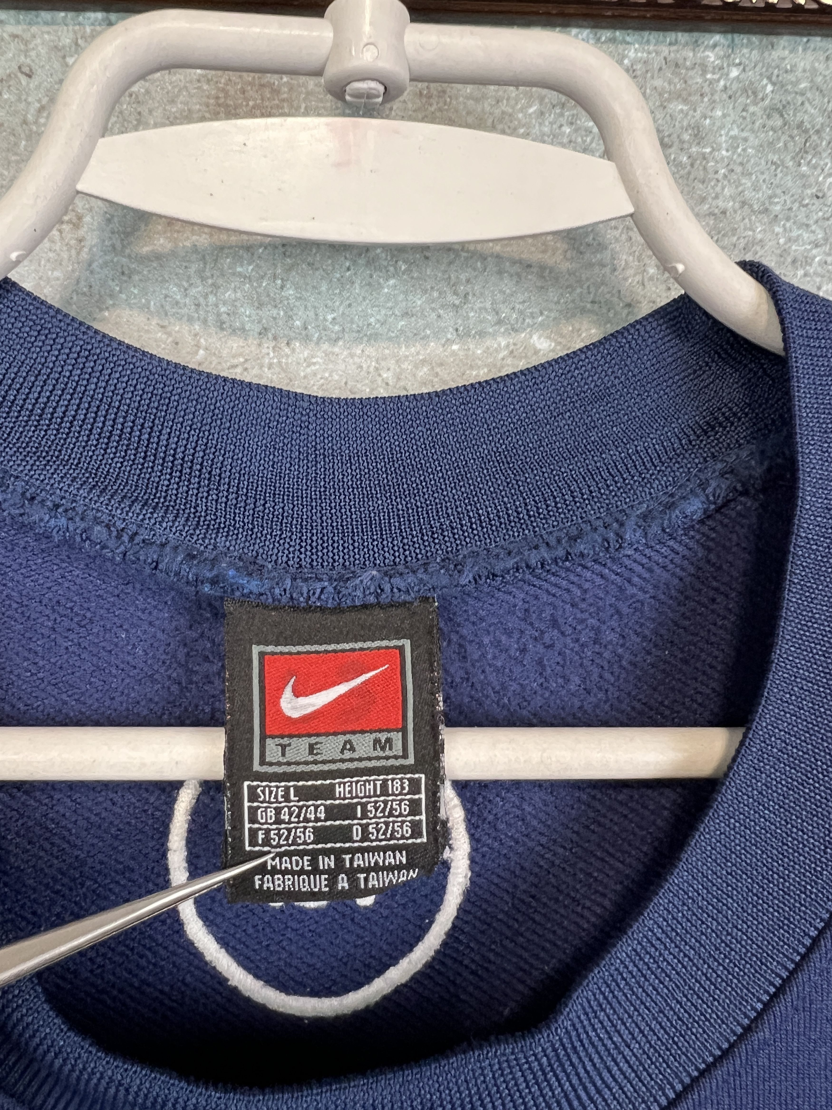 Nike Vintage Valencia Football Train Sweatshirt Soccer Crewneck Size US L / EU 52-54 / 3 - 6 Thumbnail