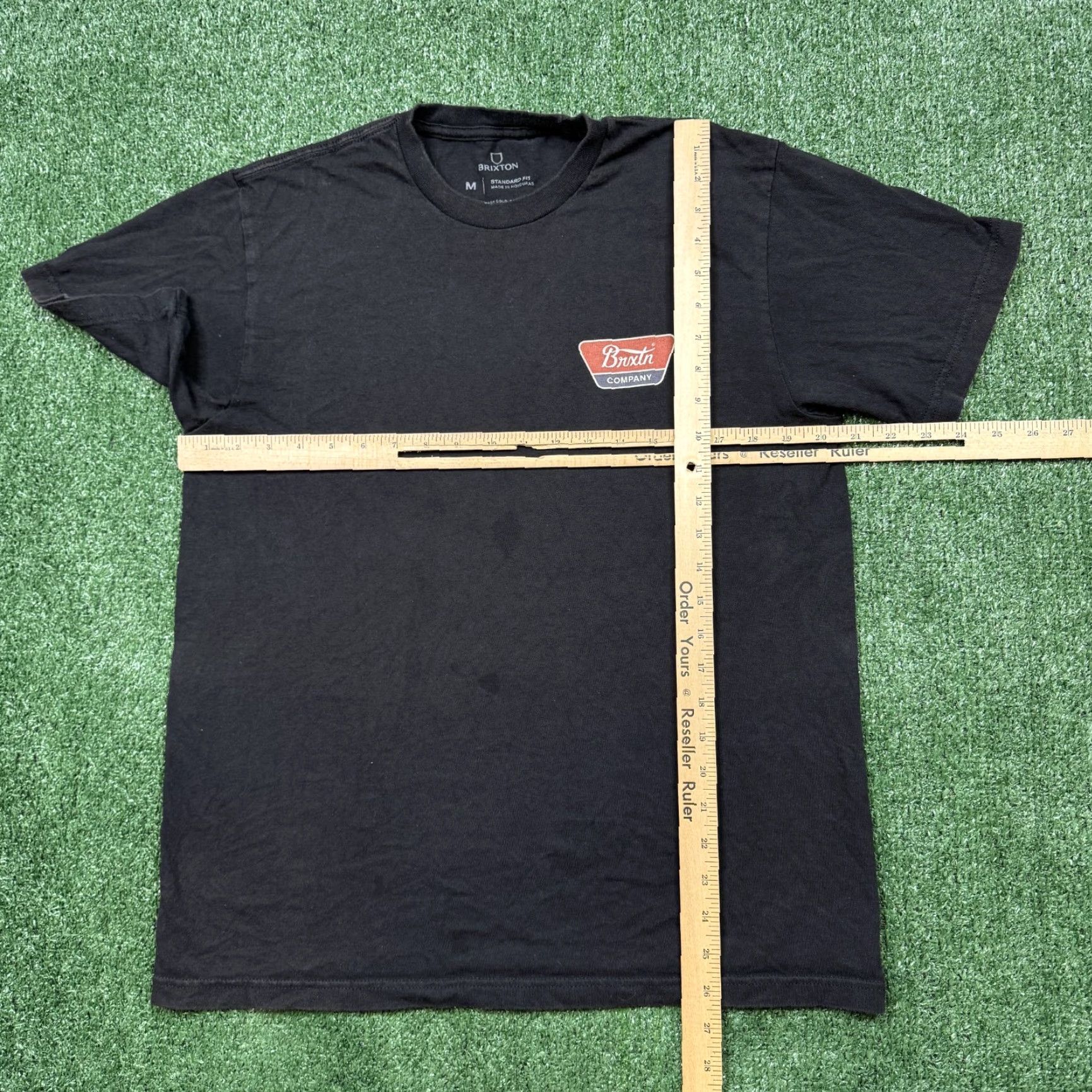 Brixton Brixton Men's T-Shirt Shirt M Black Logo California 90s Streetwear Color Black Short Sleeve Crew Neck Size US M / EU 48-50 / 2 - 7 Thumbnail