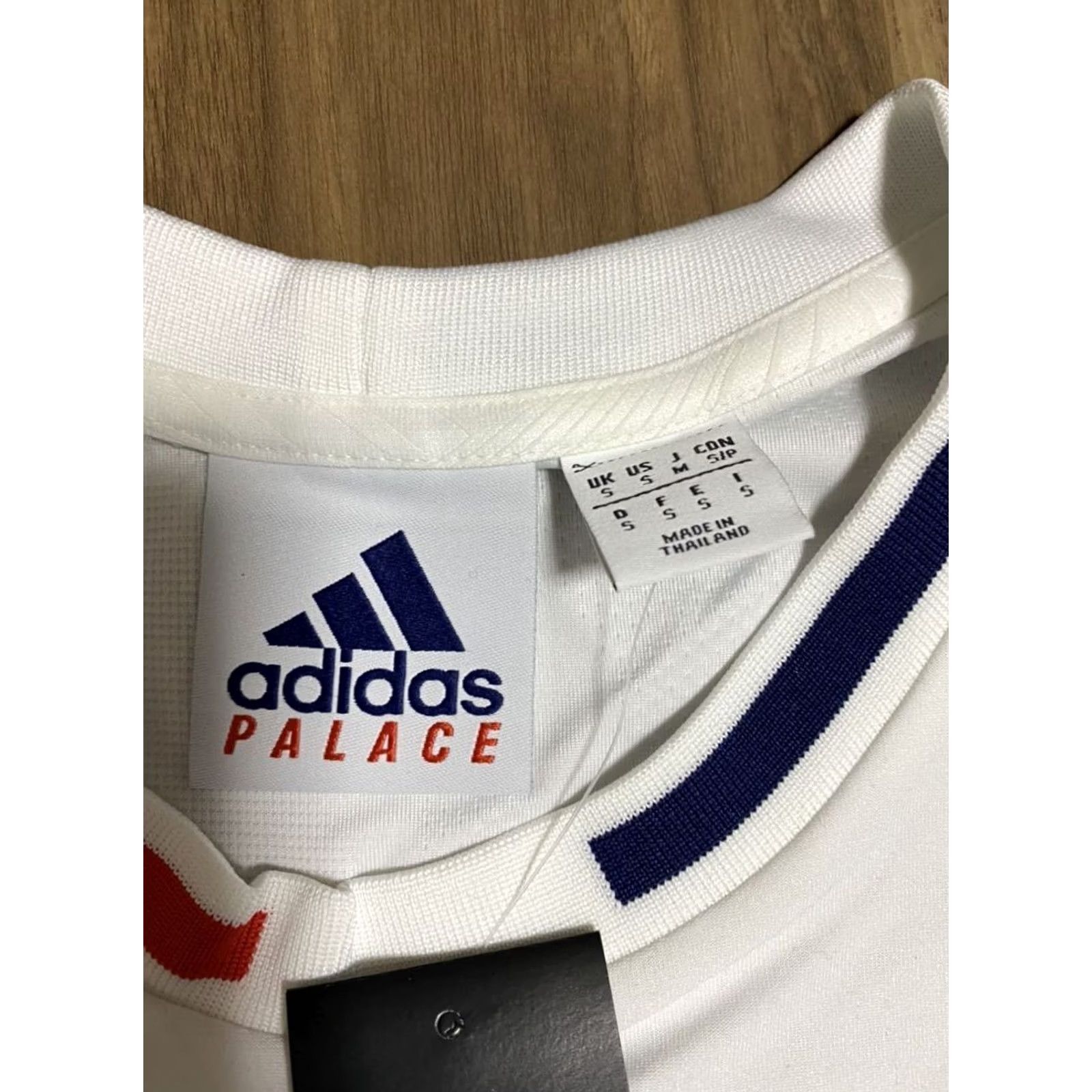 Palace Palace adidas logo print crew neck short sleeve t-shirt | Pal ace Skateboards x adidas | Men M White Shirt Size US M / EU 48-50 / 2 - 4 Thumbnail