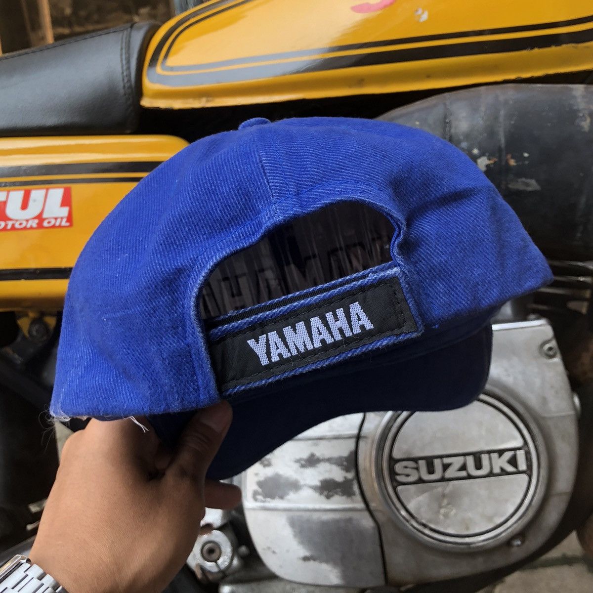 Japanese Brand 🔥RARE🔥 Vintage Yamaha Racing Force Hat Size ONE SIZE - 4 Thumbnail