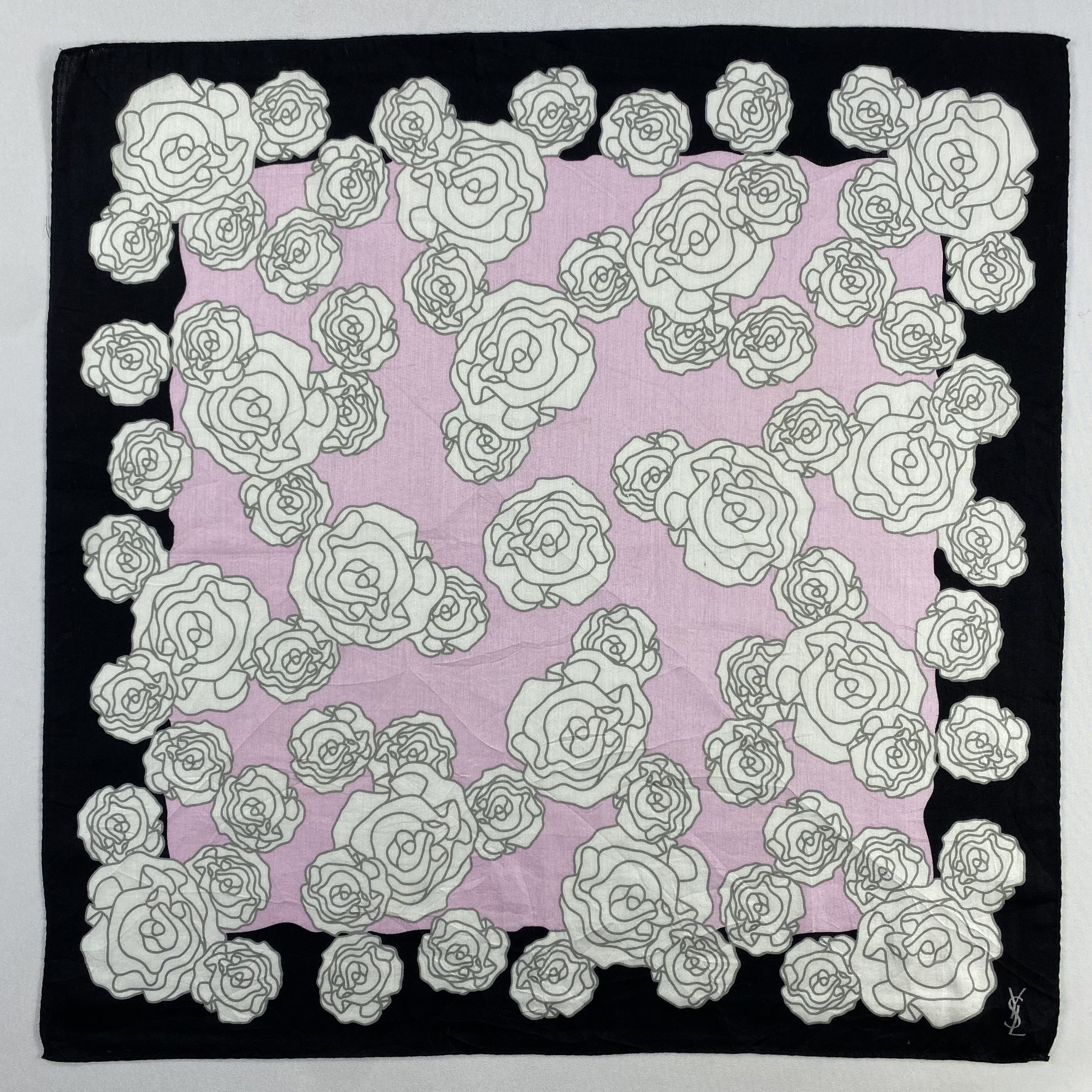 Vintage Yves Saint Laurent Handkerchief / Neckerchief-P1238 Size ONE SIZE - 1 Thumbnail