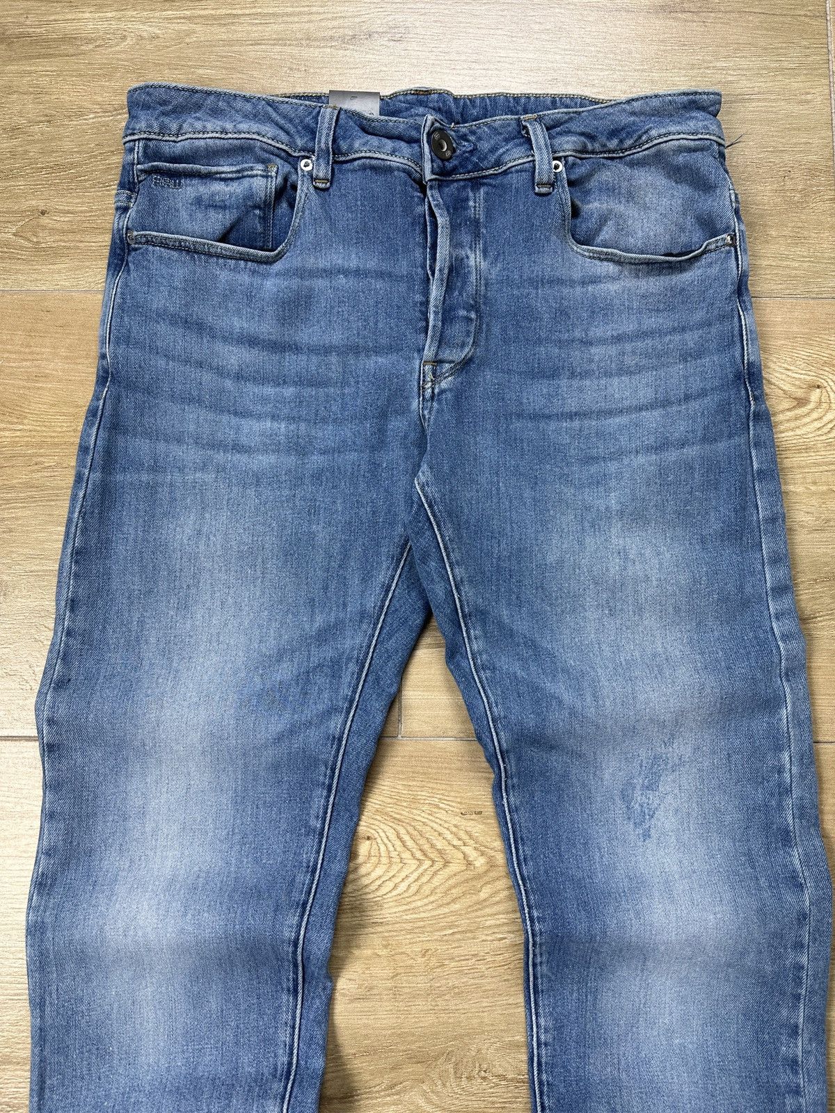 G-Star NEW🏷️ G-Star Raw 3301 OT Slim Denim Jeans Size US 32 / EU 48 - 2 Thumbnail