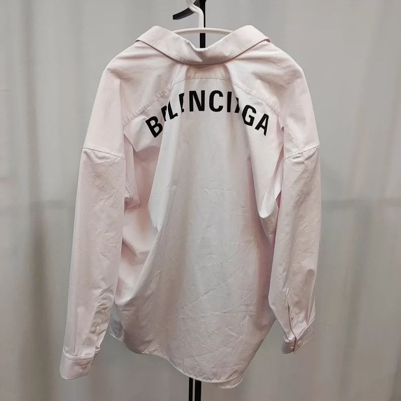 Balenciaga Balenciaga size 34 Letter logo shirt 2502-Nextarrow Size US M / EU 48-50 / 2 - 2 Thumbnail