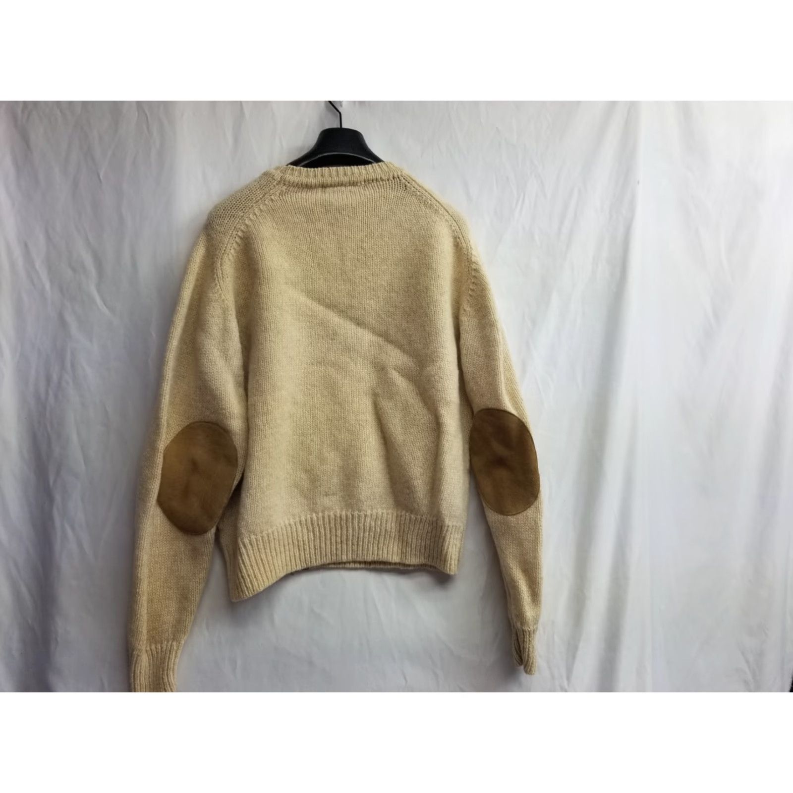 Vintage VINTAGE Thornton Bay Sweater Knit Wool Beige L Men Pullover Crew Neck Geometric 100% Wool Made In Hong Kong Regular Size Large Size US L / EU 52-54 / 3 - 2 Thumbnail