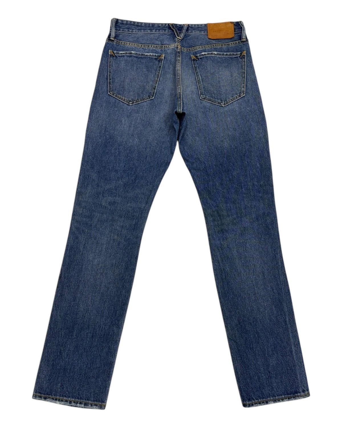 Japanese Brand × Vanquish Vintage Vanquish Ripped Regular Straight Jeans Size US 31 - 2 Thumbnail