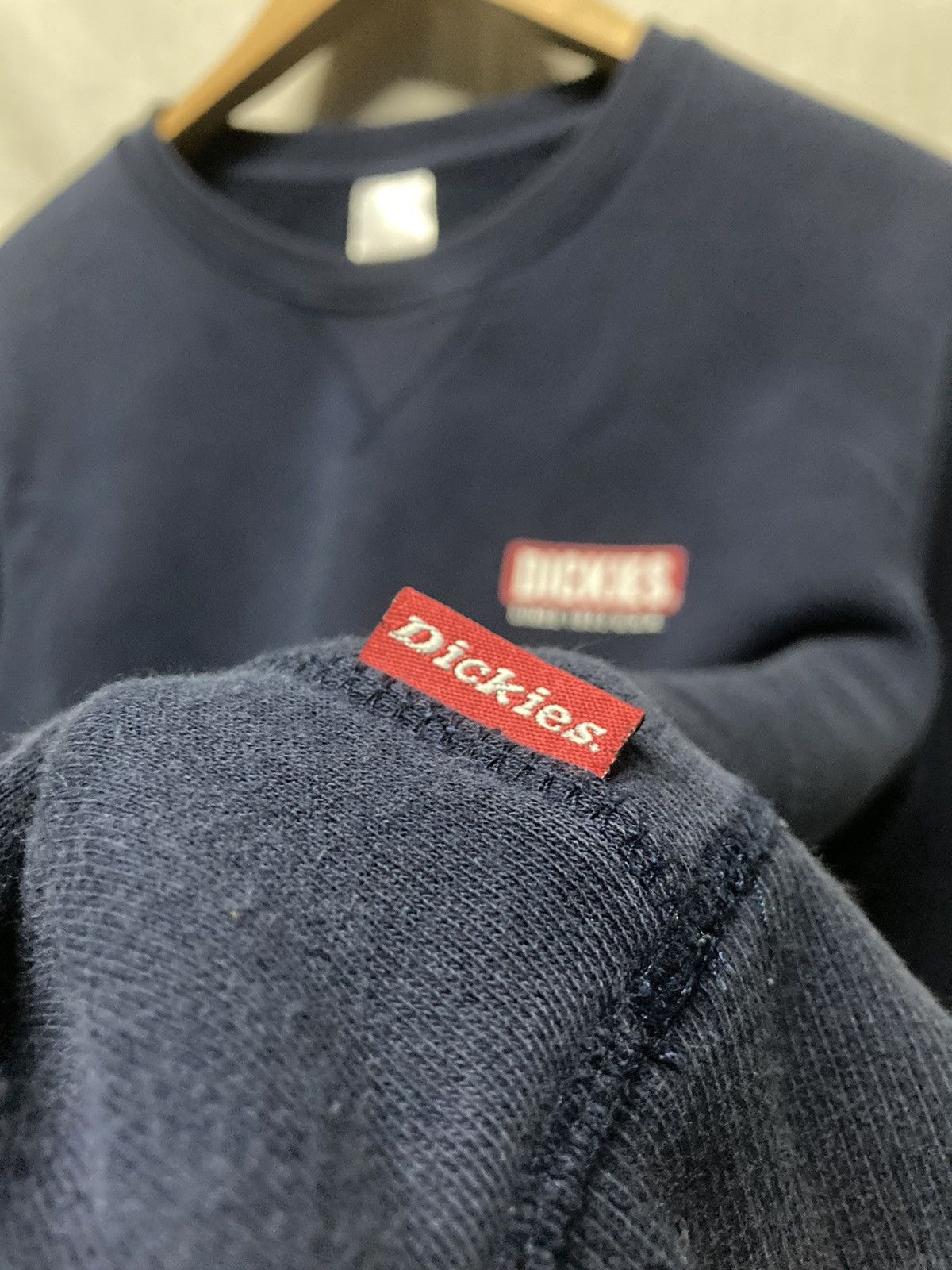 Dickies × Vintage Vintage Dickies Navy Sweatshirt Size US M / EU 48-50 / 2 - 5 Thumbnail