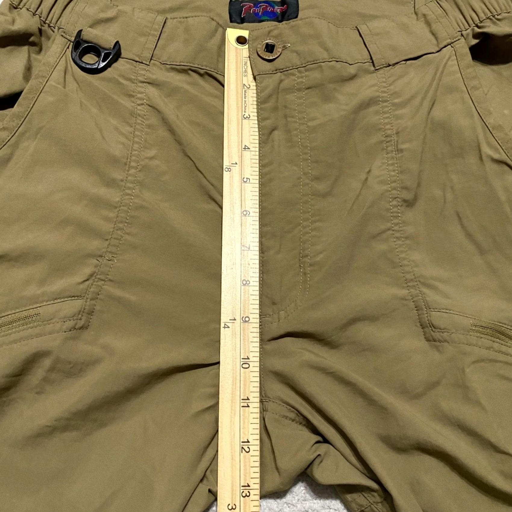 Vintage Riders Cargo Pants Mens Small Beige Straight Outdoor Hiking Pant Regular Inseam 28in Nylon Pocketed Front Flat Front Front Pocket Cargo Size US 29 - 7 Thumbnail