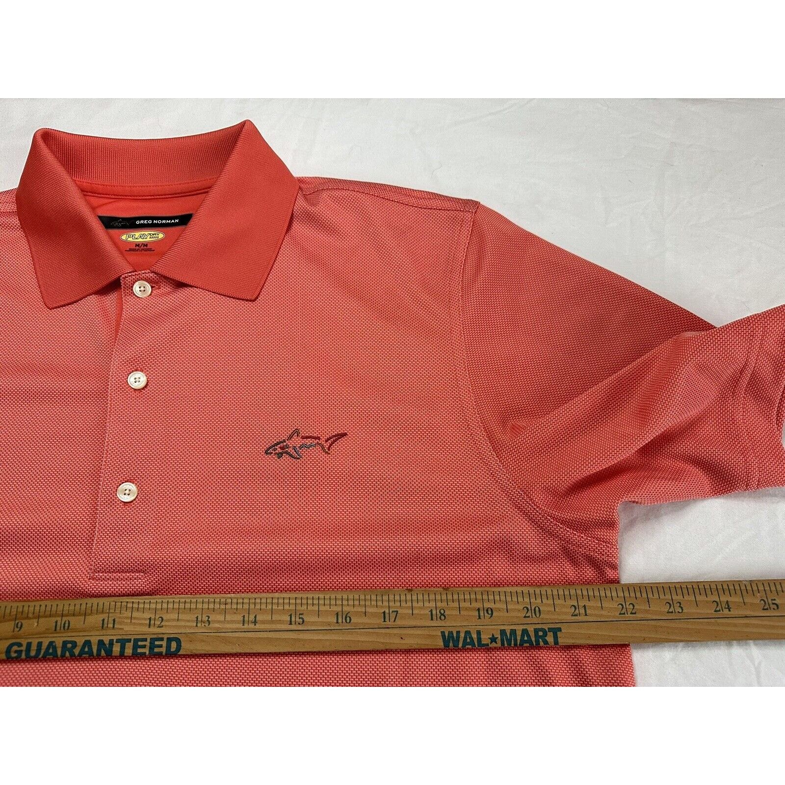 Greg Norman Greg Norman Golf Polo Play Dry Orange Medium CollardGorpcore Size US M / EU 48-50 / 2 - 6 Thumbnail