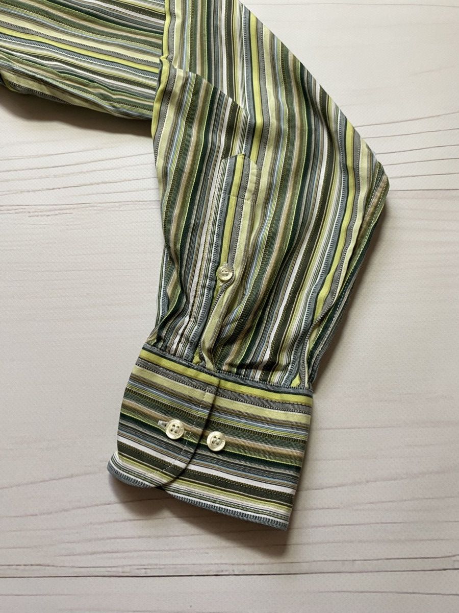 Etro × Vintage Vintage Etro Via Spartaco 3 striped designy button up shirt Size US L / EU 52-54 / 3 - 15 Thumbnail