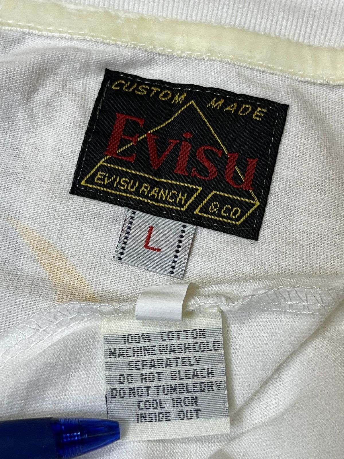 Evisu ICONIC🔥EVISU JEAN “EVISU IS MY GOD”TEE SHIRT Size US L / EU 52-54 / 3 - 11 Thumbnail
