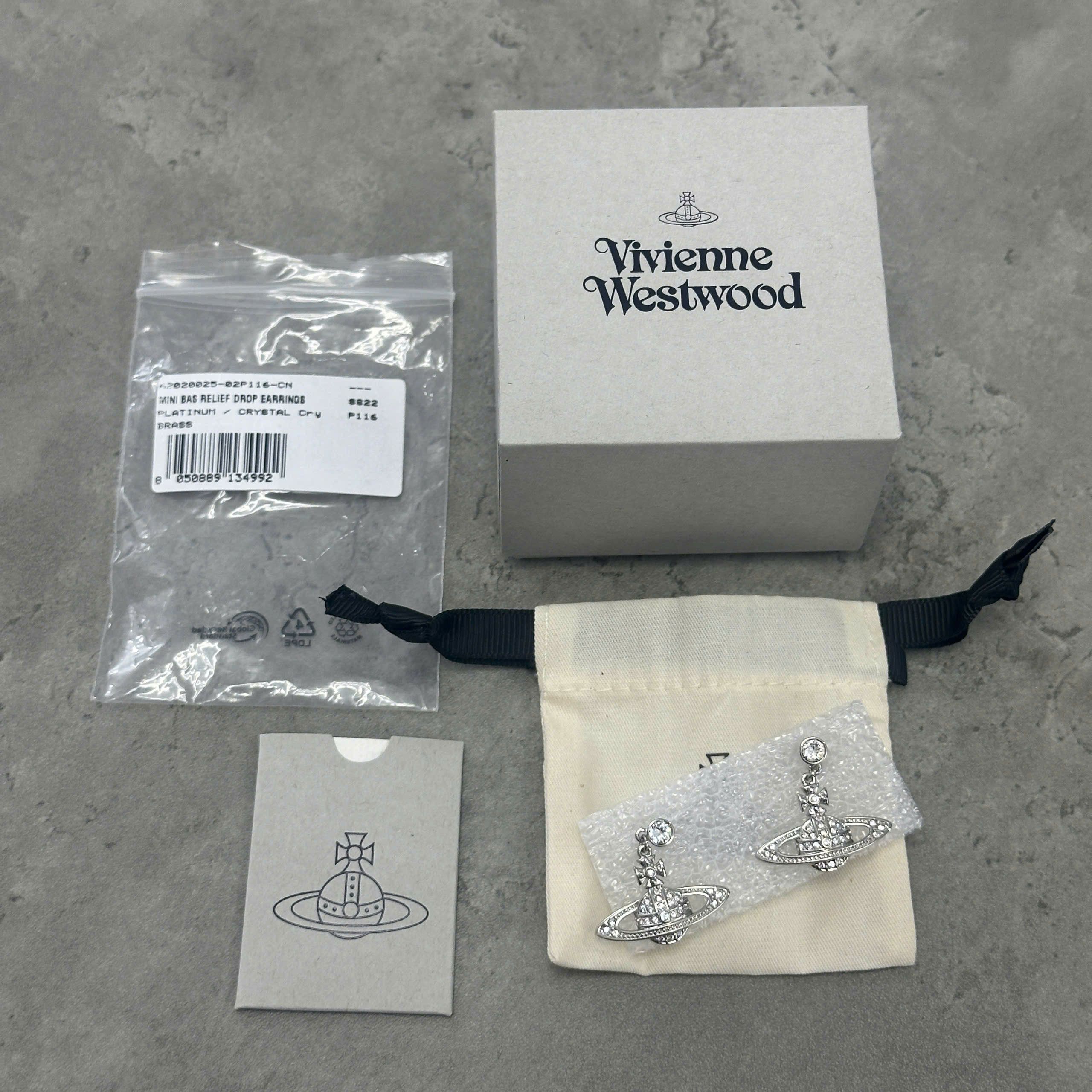 Vivienne Westwood VIVIENNE WESTWOOD Mini Bas Relief Drop Earrings Size ONE SIZE - 5 Thumbnail