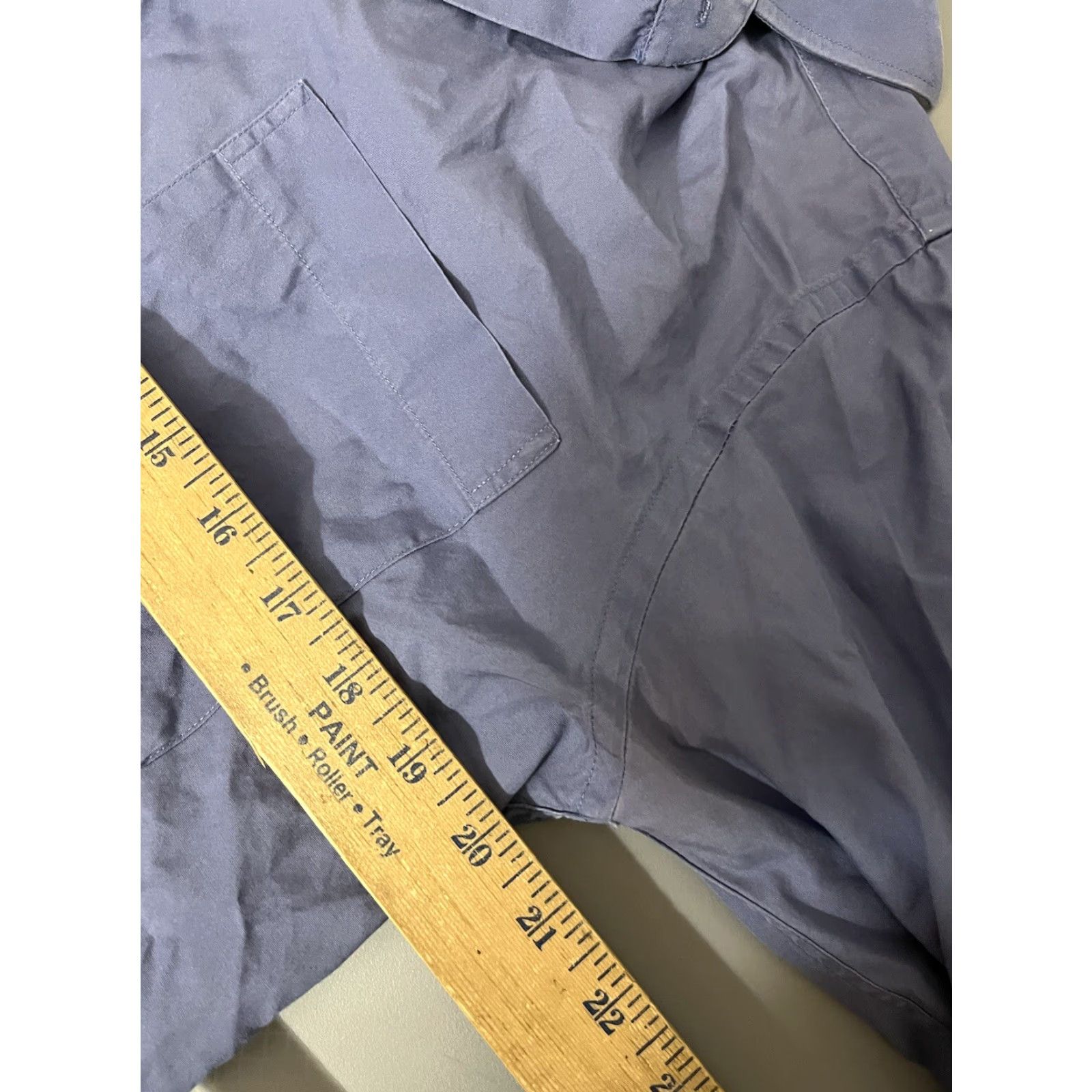 Vintage Calvin Klein Jeans Button-Up Long Sleeve Shirt Men M Blue Solid - Classic, Button, Casual, Business, Travel - Cotton, Cotton/Poly? (No new info) Size US M / EU 48-50 / 2 - 5 Thumbnail