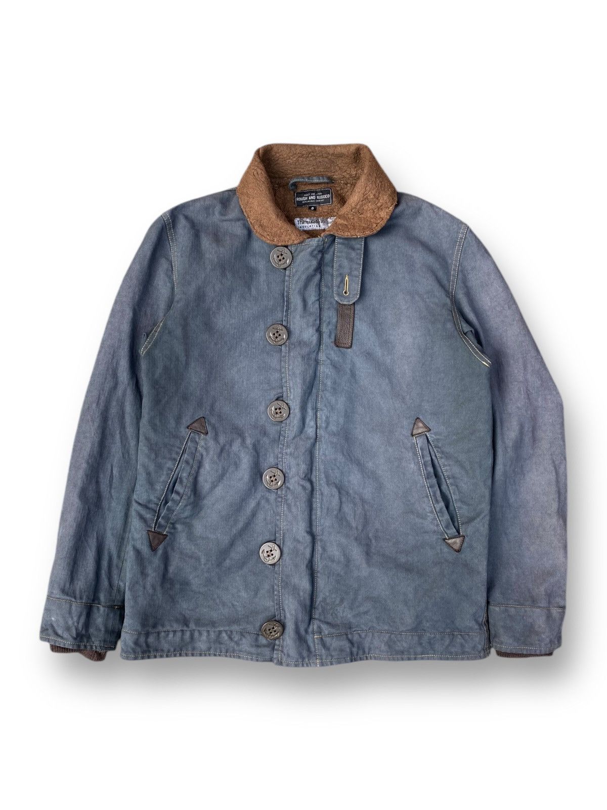 Japanese Brand × Vintage Vintage Rough and Rugged Deck Jacket. #D6 Size US M / EU 48-50 / 2 - 1 Thumbnail