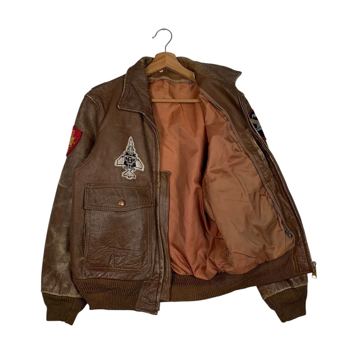Japanese Brand Japanese Brand Dambuster Strike Fighter Leather Jacket Size US M / EU 48-50 / 2 - 10 Thumbnail