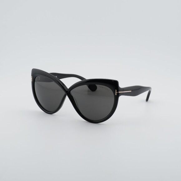 Tom Ford Tom Ford Beatrice FT1196 01A Sunglasses Black Butterfly Fram Size ONE SIZE - 1 Thumbnail