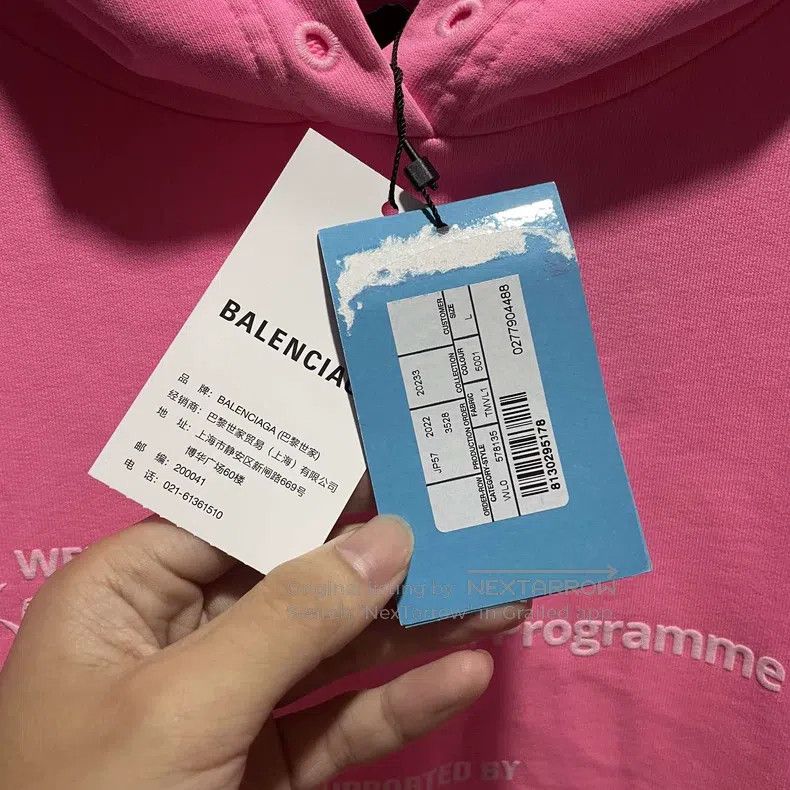 Balenciaga Balenciaga Wheat pattern pink sweater, size S Size US L / EU 52-54 / 3 - 4 Thumbnail