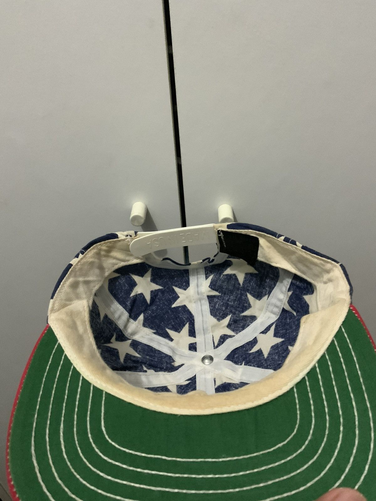 Vintage Bell Bred USA Union Flag Vintage Hat Size ONE SIZE - 10 Thumbnail