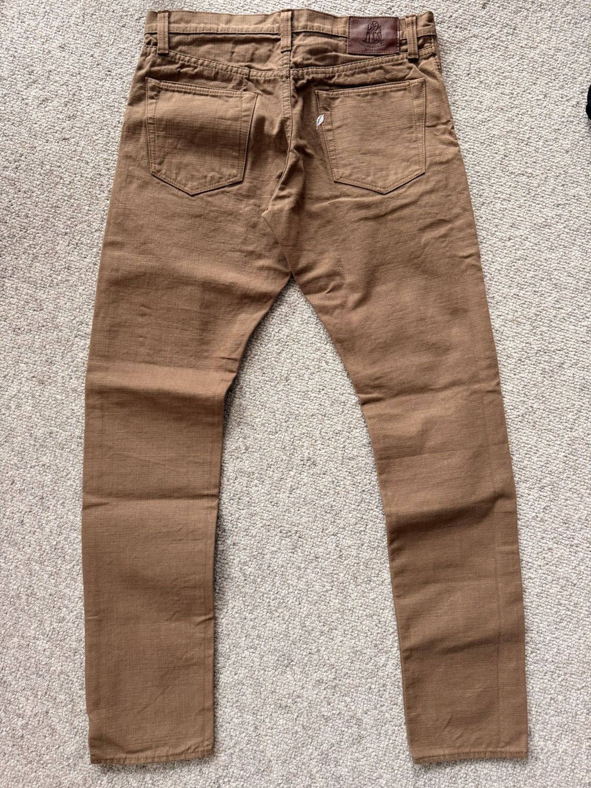 Japan Blue 1175 13.5oz Duck Canvas Pants Relaxed Tapered Fit Size US 33 - 4 Thumbnail