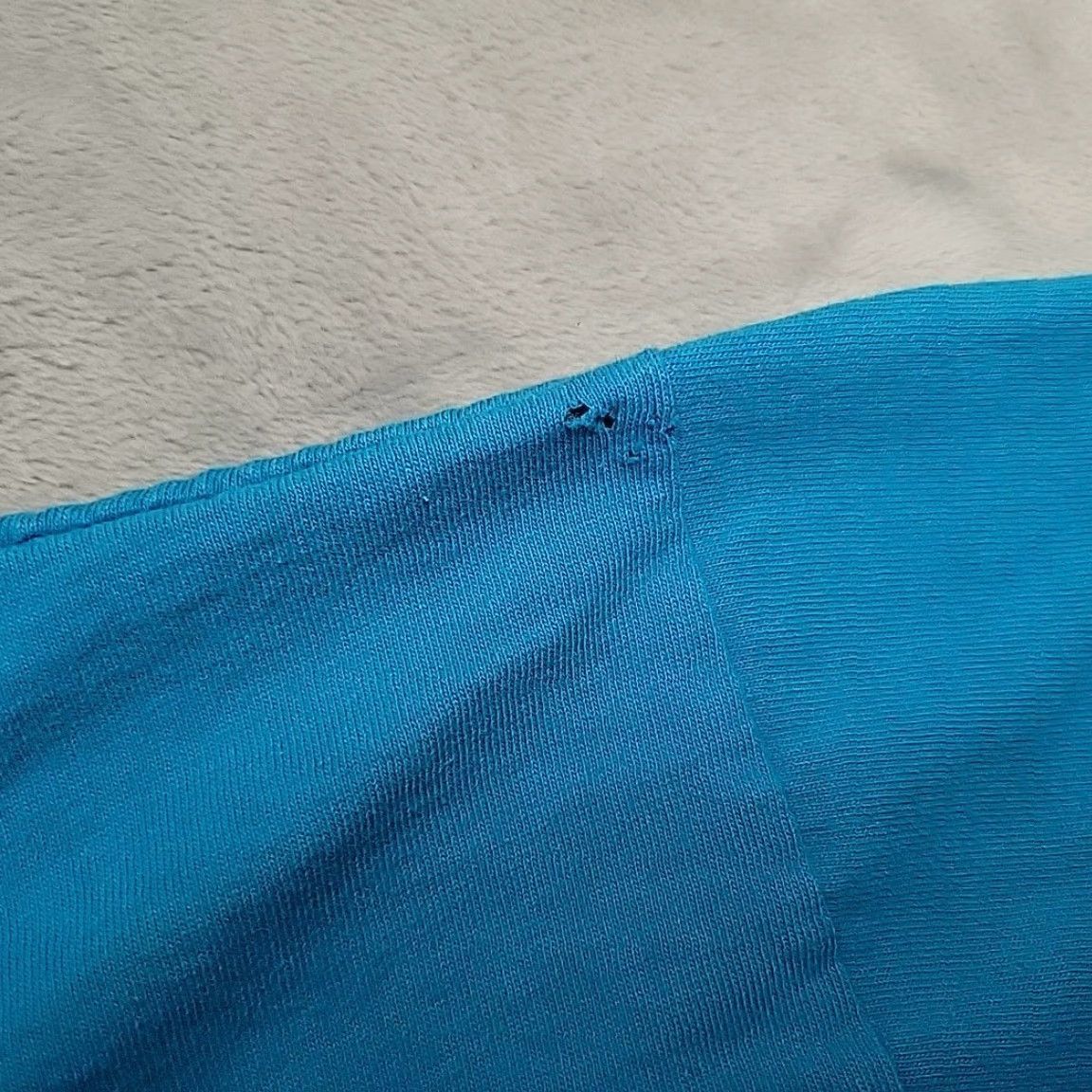 Vintage VINTAGE Russell Shirt Mens L Blue 100% Cotton Crewneck T-Shirt Made in USA USA" Size US L / EU 52-54 / 3 - 3 Thumbnail