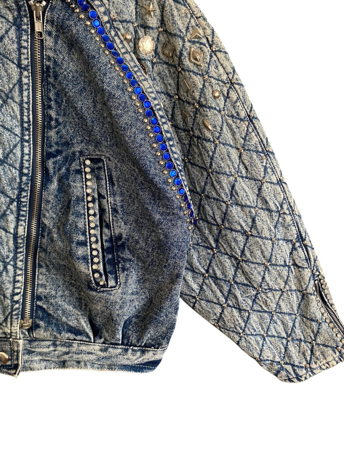 Japanese Brand Vintage Japanese Brand Double Collar Denim Jacket 1990s Size US M / EU 48-50 / 2 - 5 Thumbnail