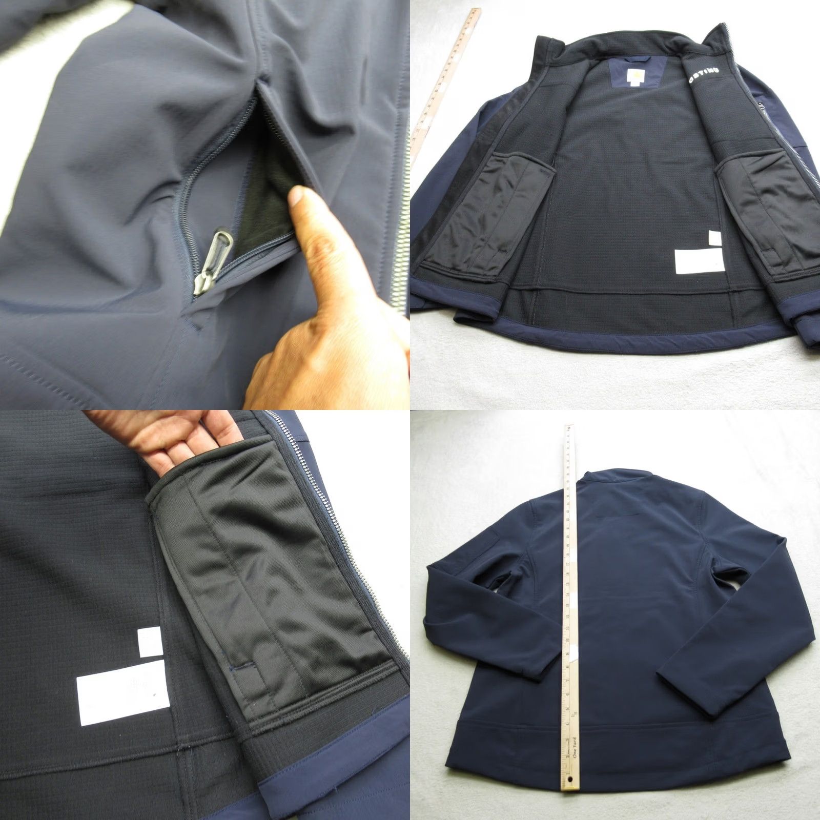 Carhartt Carhartt Jacket Womens Medium Navy Waterproof US Employee Uniform Official Blue Softshell Wind-Resistant Zipped Pockets Size M / US 6-8 / IT 42-44 - 8 Thumbnail