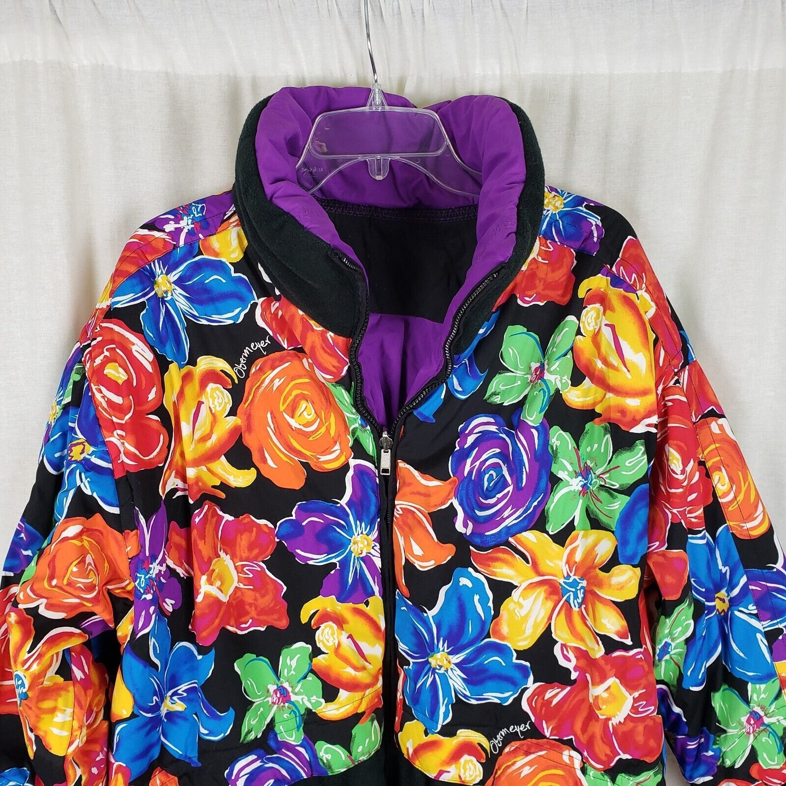 Obermeyer Obermeyer Orange Blossom Reversible Puffer Ski Parka Jacket Size XL / US 12-14 / IT 48-50 - 6 Thumbnail