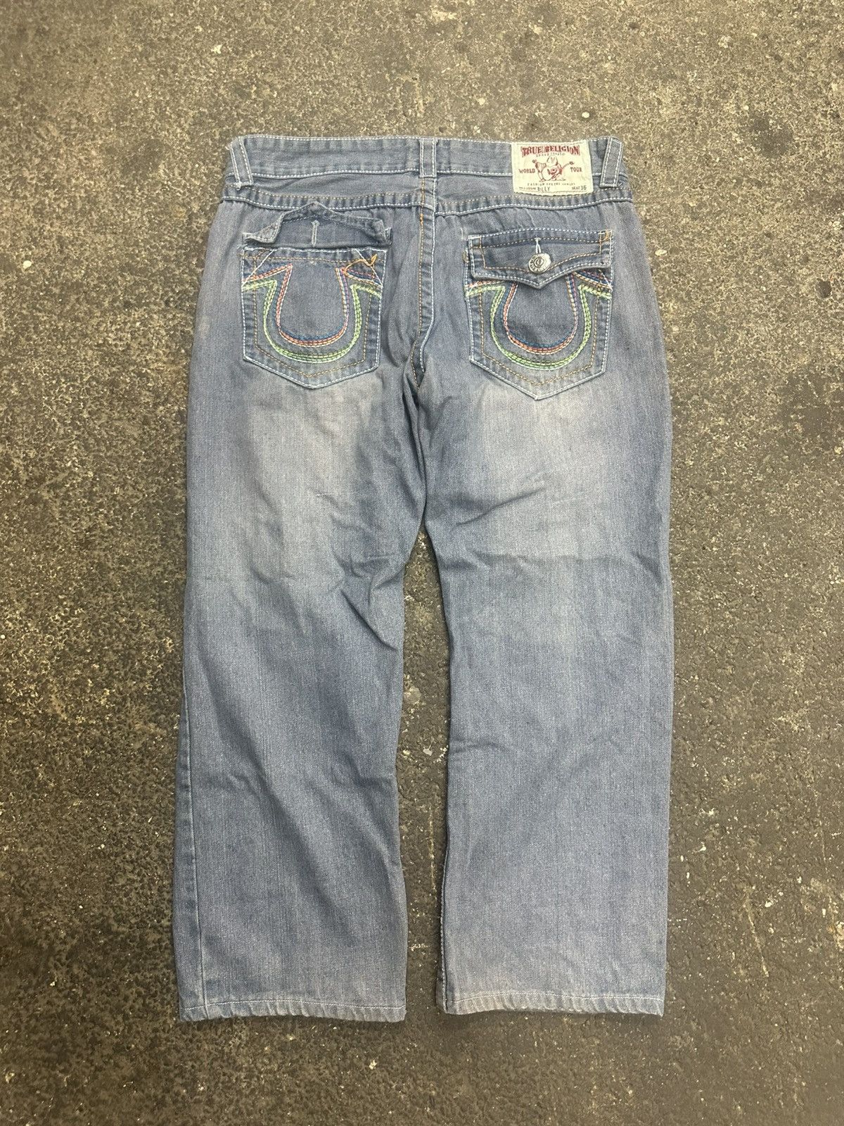 True Religion Y2k true religion baggy jeans Size US 34 / EU 50 - 1 Thumbnail