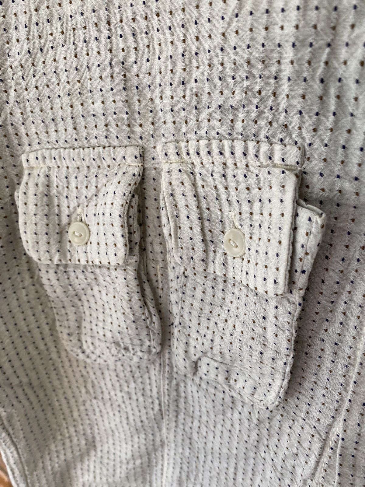 L7 Real Hip 2000s cargos Bondage muti stitch button up shirt Size US M / EU 48-50 / 2 - 5 Thumbnail