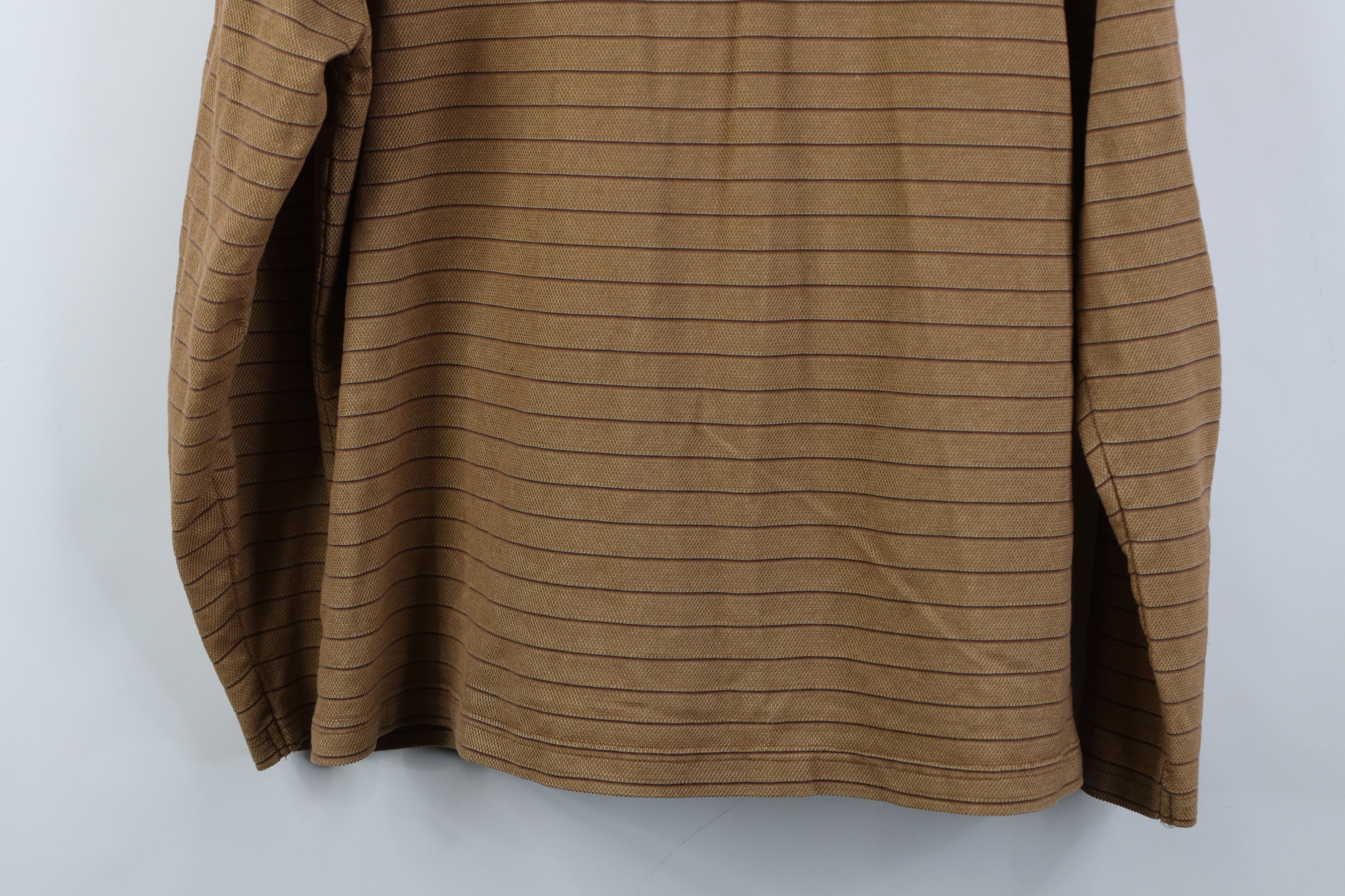 Vintage Vintage 90s Streetwear Thermal Knit Long Sleeve Rugby Polo Size US L / EU 52-54 / 3 - 13 Thumbnail