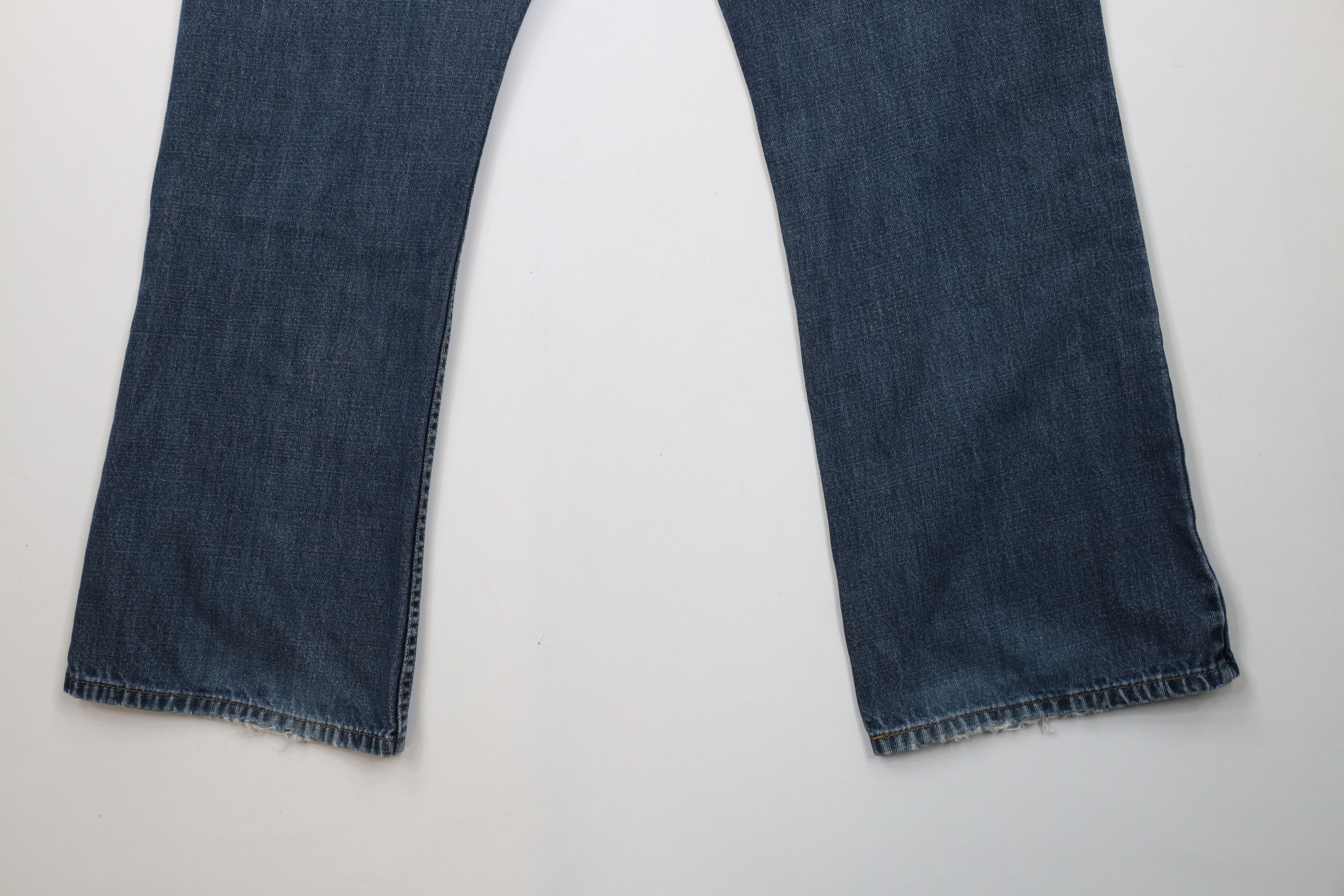 Levi's × Vintage Vintage Y2K Levis 527 Wide Leg Bootcut Denim Jeans Blue Size US 36 / EU 52 - 14 Thumbnail