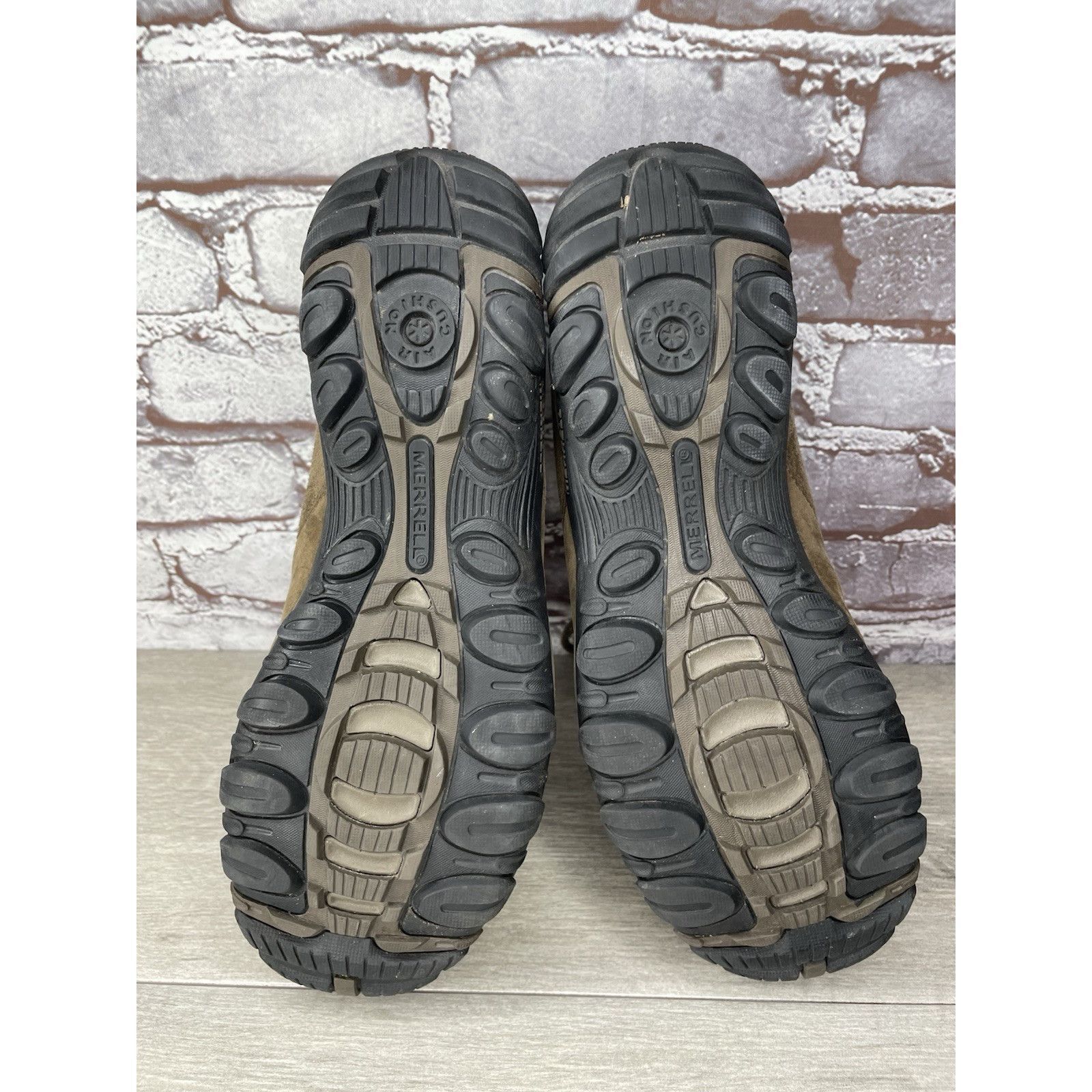 Merrell Merrell Slate Brown Suede Hiking Trail Lace Up Shoes Men’s S Size US 11 / EU 44 - 22 Thumbnail