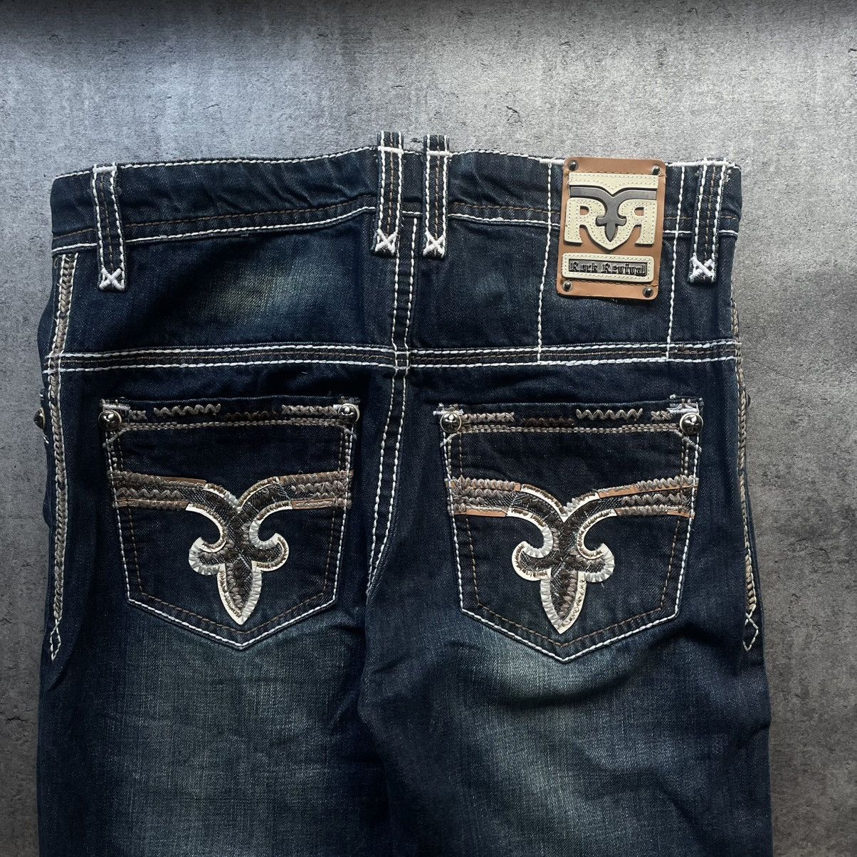 Rock Revival × Vintage NWT Rock Revival Dali Chrome Hearts Style Pants Size US 36 / EU 52 - 3 Thumbnail