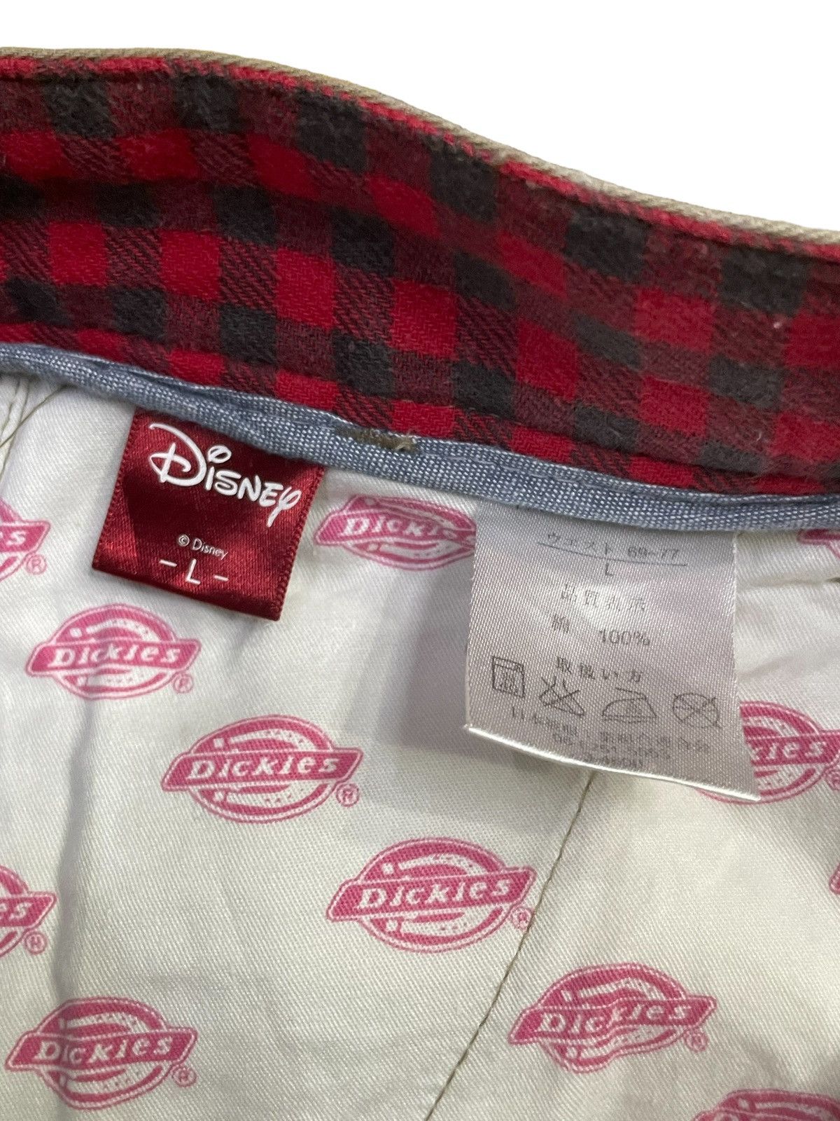 Dickies × Mickey Mouse Dickies X Mickey mouse embroidered khakis pants regular cut Size 29" - 15 Thumbnail