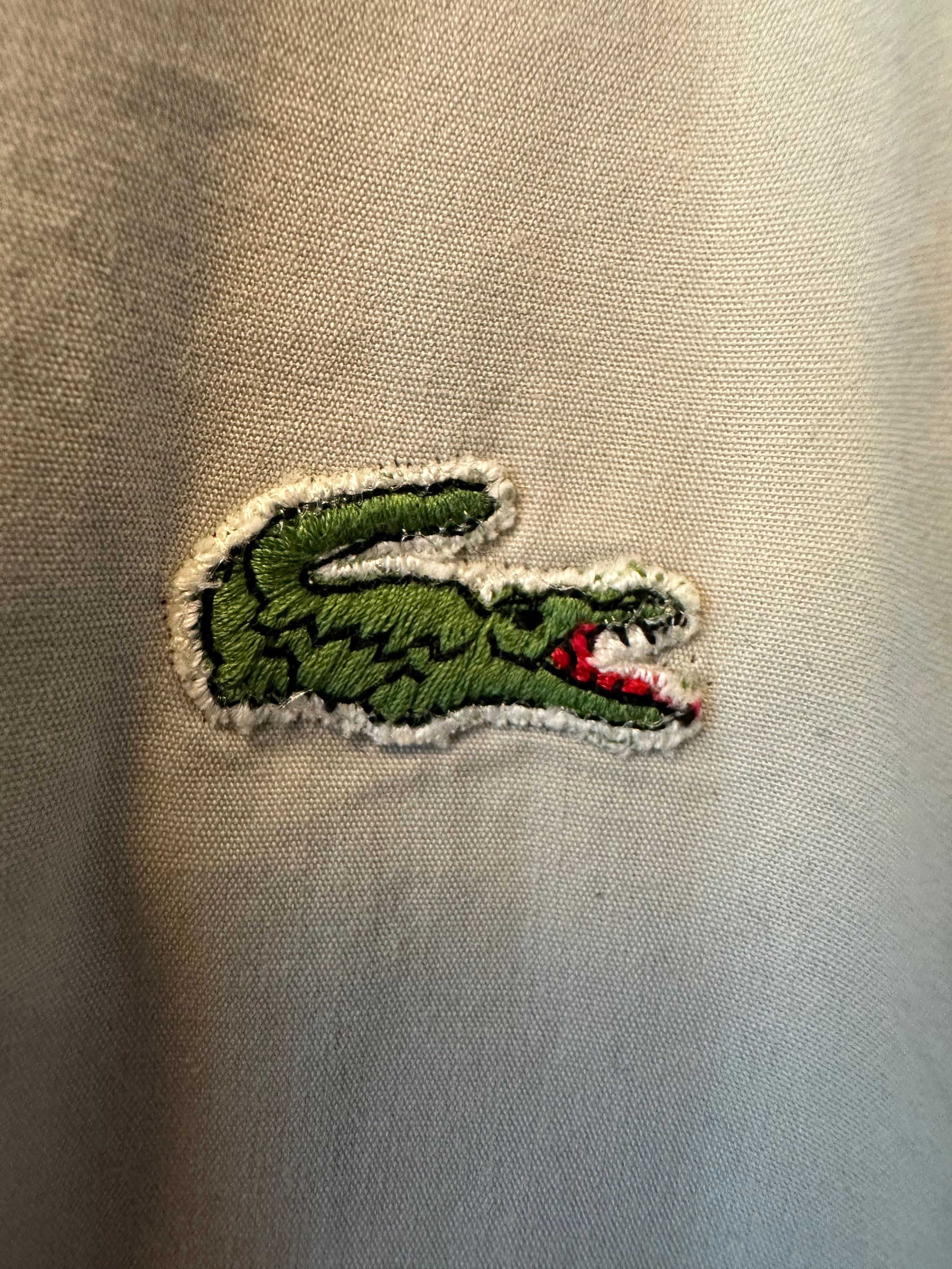 Lacoste 80's - 90's LACOSTE cotton hooded light jacket Size US L / EU 52-54 / 3 - 7 Thumbnail