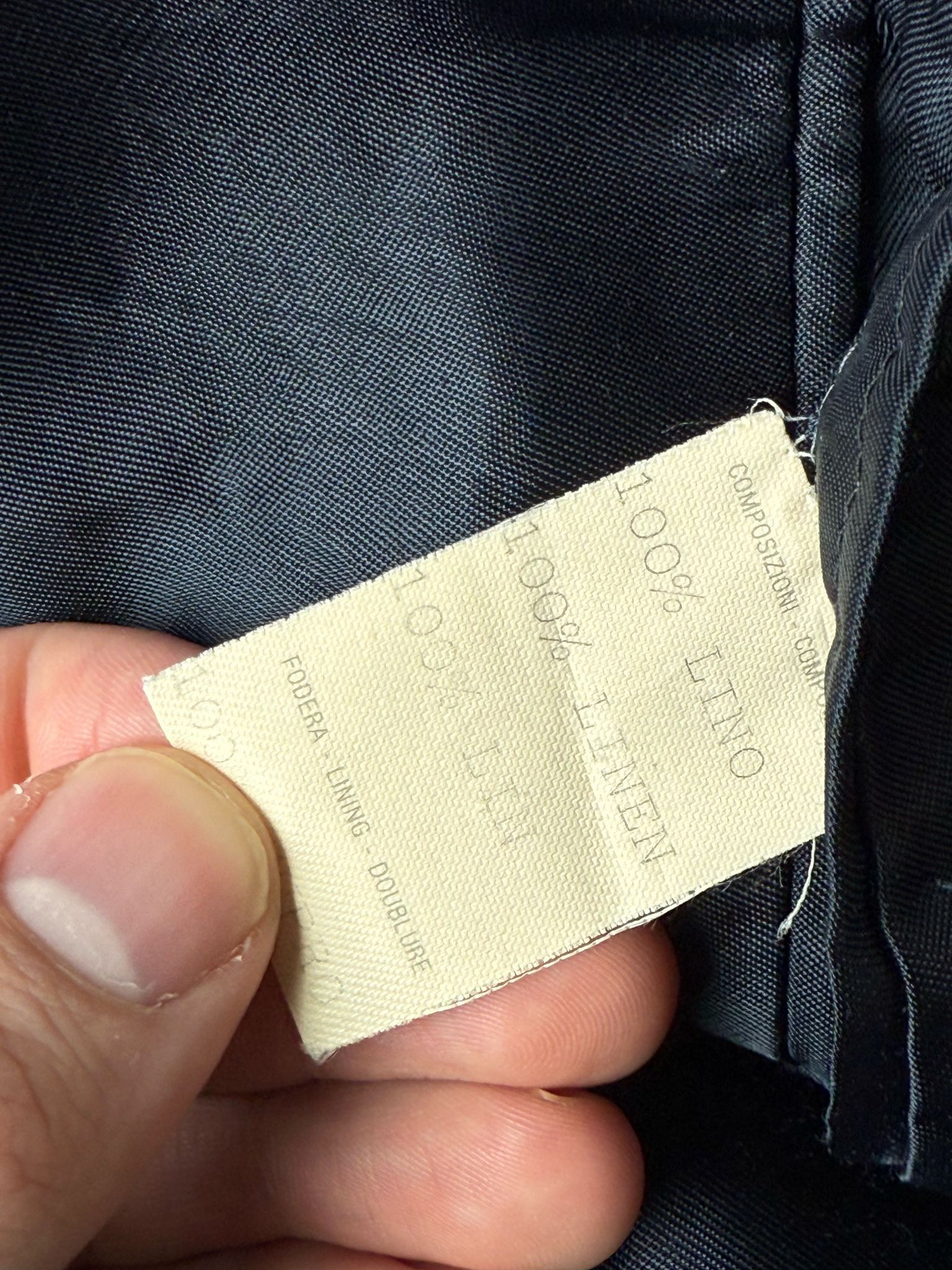 Versace Vintage Gianni Versace 100% Linen Blazer - Made in Italy Size 48R - 3 Thumbnail