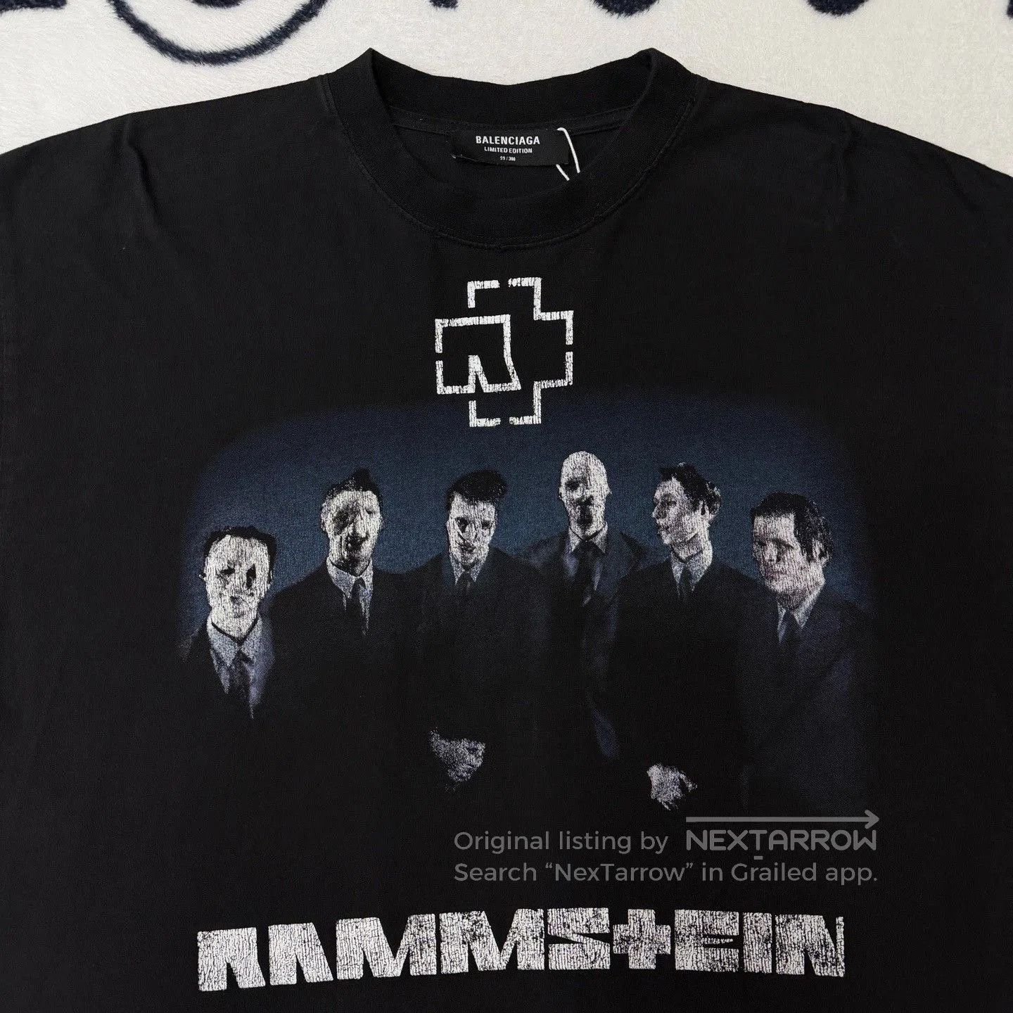 Balenciaga Balenciaga Rammstein Band Graphic T. Size US M / EU 48-50 / 2 - 2 Thumbnail