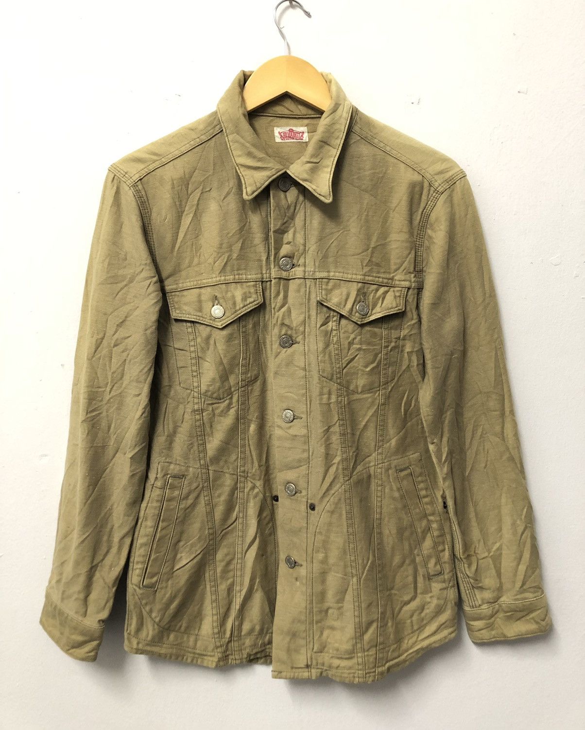HOLLYWOOD RANCH MARKET Vintage HR Market x Iron Heart Workwear Denim Shirts Size US S / EU 44-46 / 1 - 1 Thumbnail