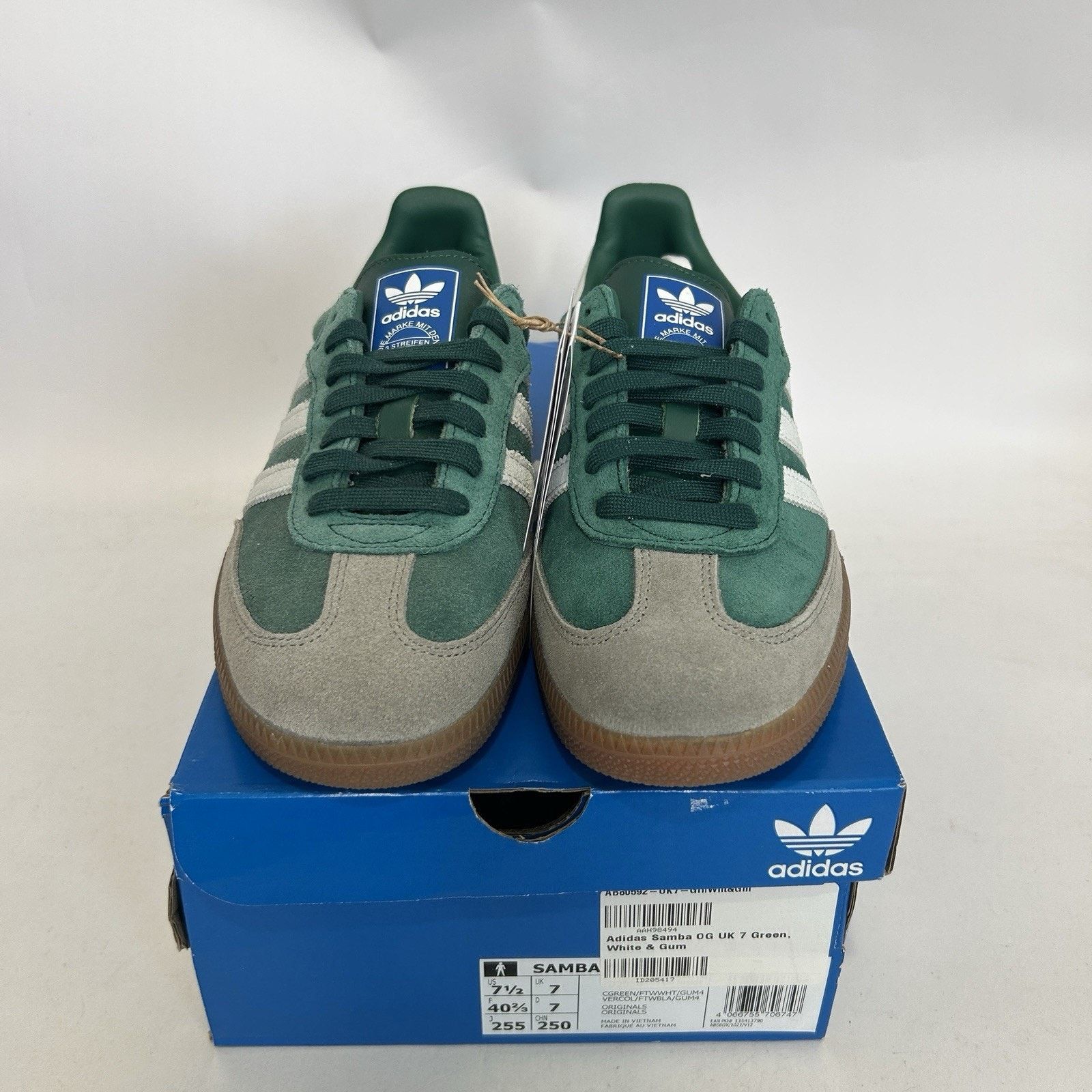 Adidas Adidas Samba OG “Collegiate Green White Gum” ID2054 Size US 8.5 / IT 38.5 - 2 Thumbnail
