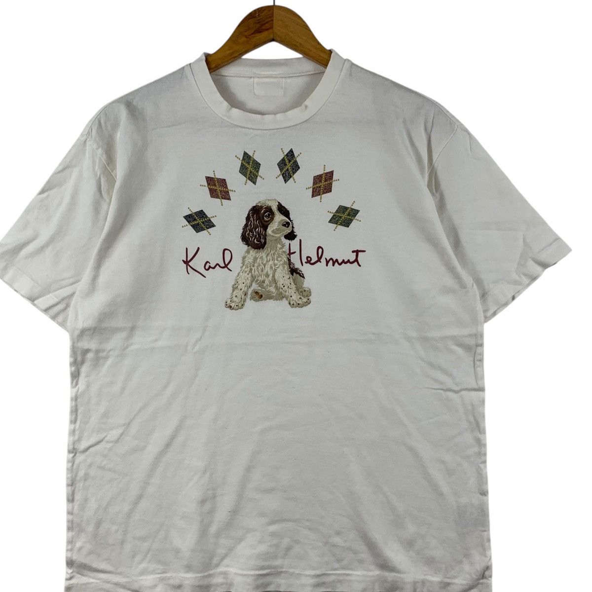 Karl Helmut Vintage KARL HELMUT JAPAN Pink House Dog Youth Tee Shirt Size M / US 6-8 / IT 42-44 - 3 Thumbnail