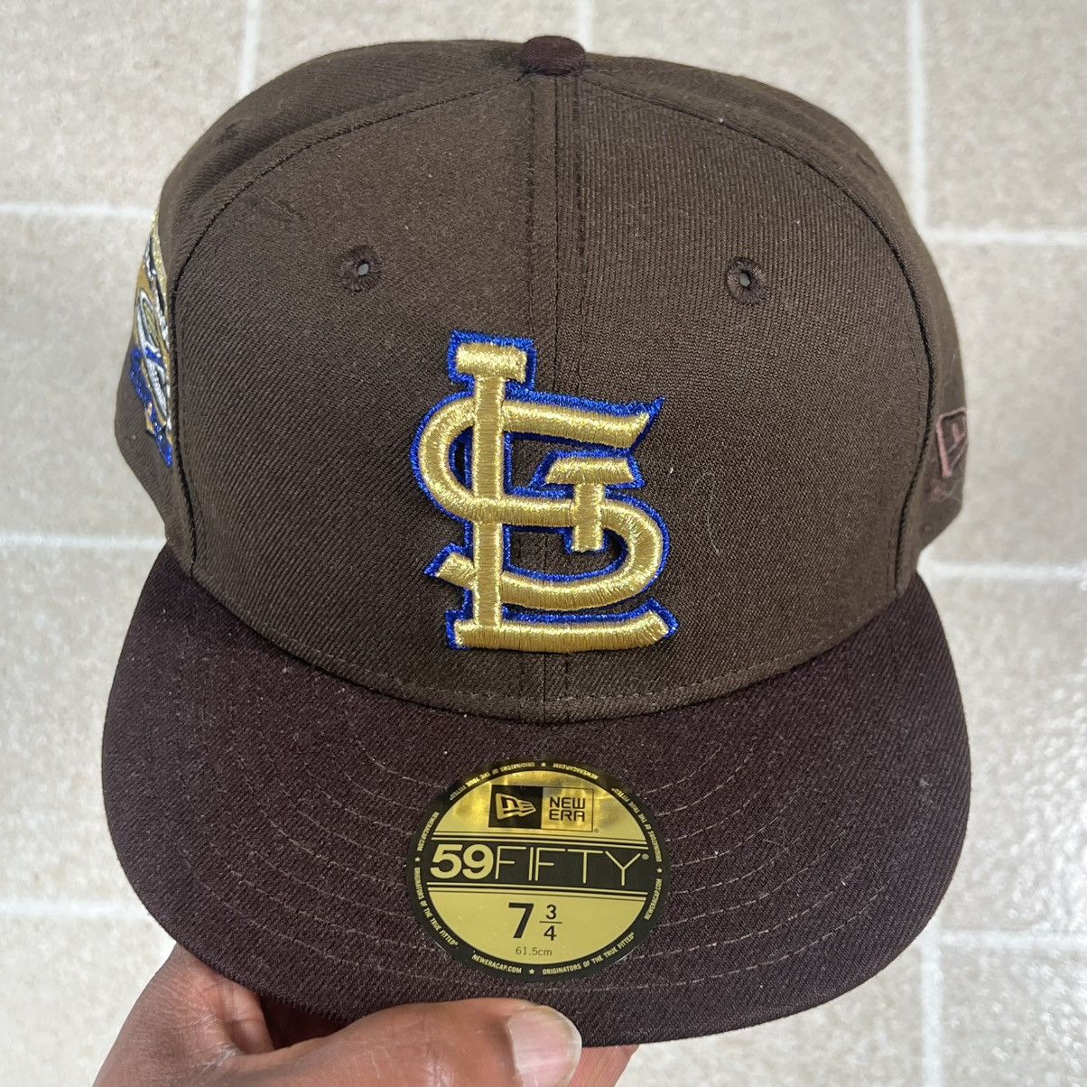 New Era St. Louis Cardinals Brown New Era 59Fifty Fitted Hat 7 3/4 Size ONE SIZE - 2 Thumbnail