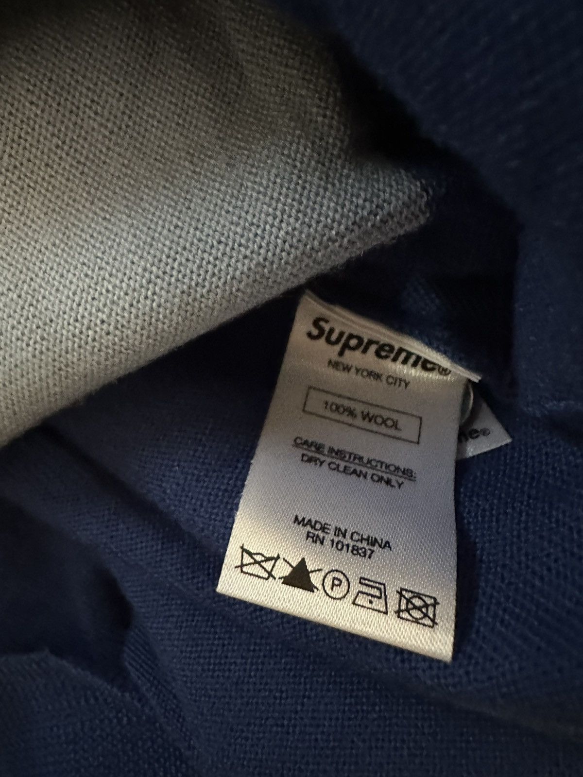 Supreme Supreme Arrows Striped Polo Sweater - Blue, Medium Size US M / EU 48-50 / 2 - 5 Thumbnail