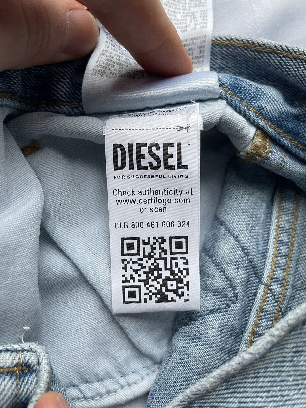 Diesel 2010 D-Macs Logo Jeans Size US 32 / EU 48 - 11 Thumbnail