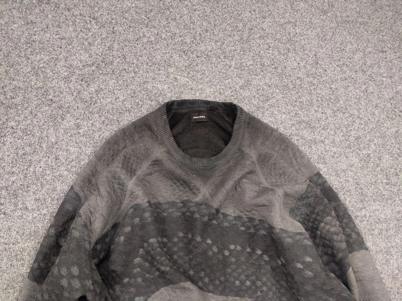 Diesel Diesel Snake Gray Faded Oversized Sweatshirts Vintage Style Size US M / EU 48-50 / 2 - 4 Thumbnail