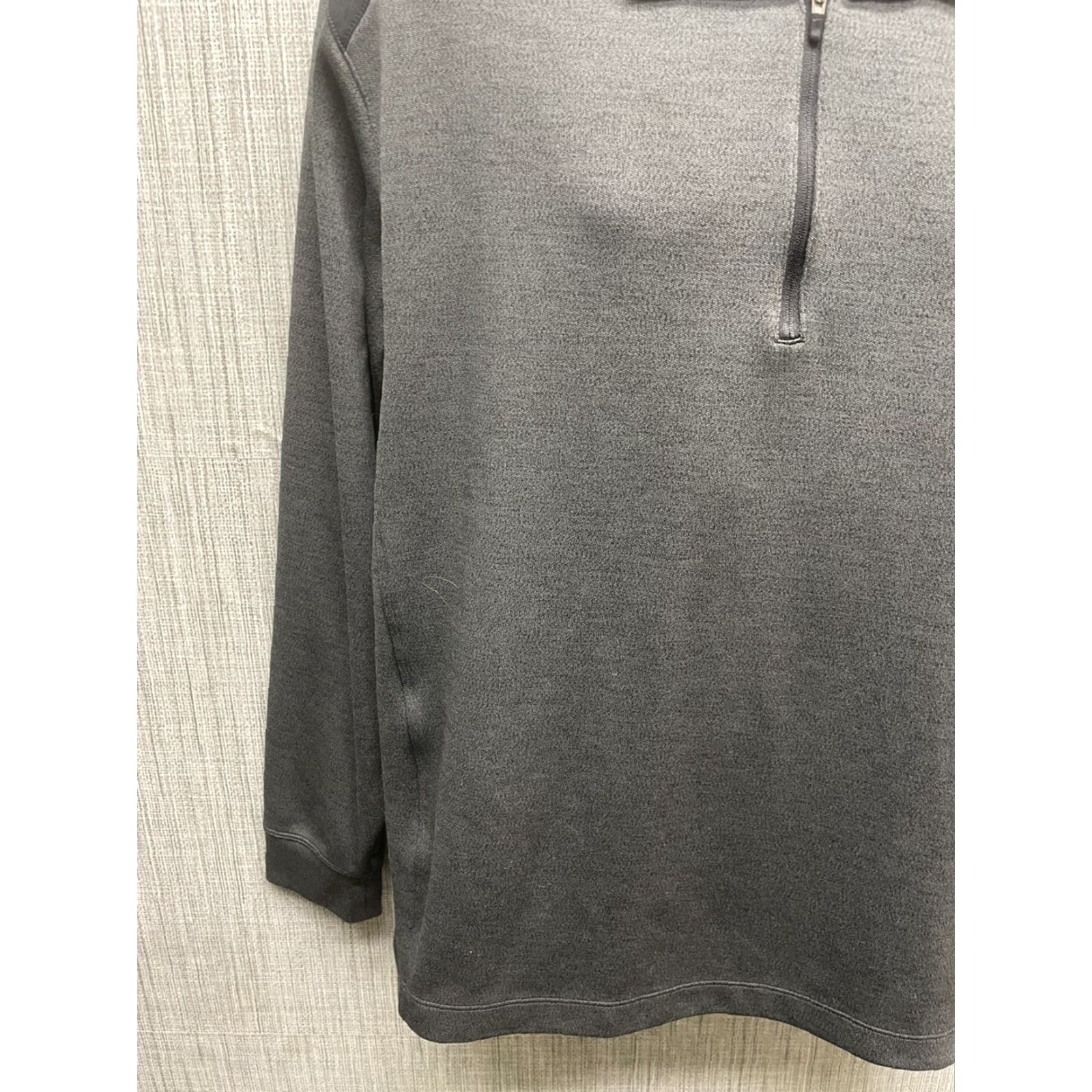 Nike NikeGolf Tour Performance Dri-Fit Black/Grey Half Zip Pullover Mens XL Size US XL / EU 56 / 4 - 3 Thumbnail
