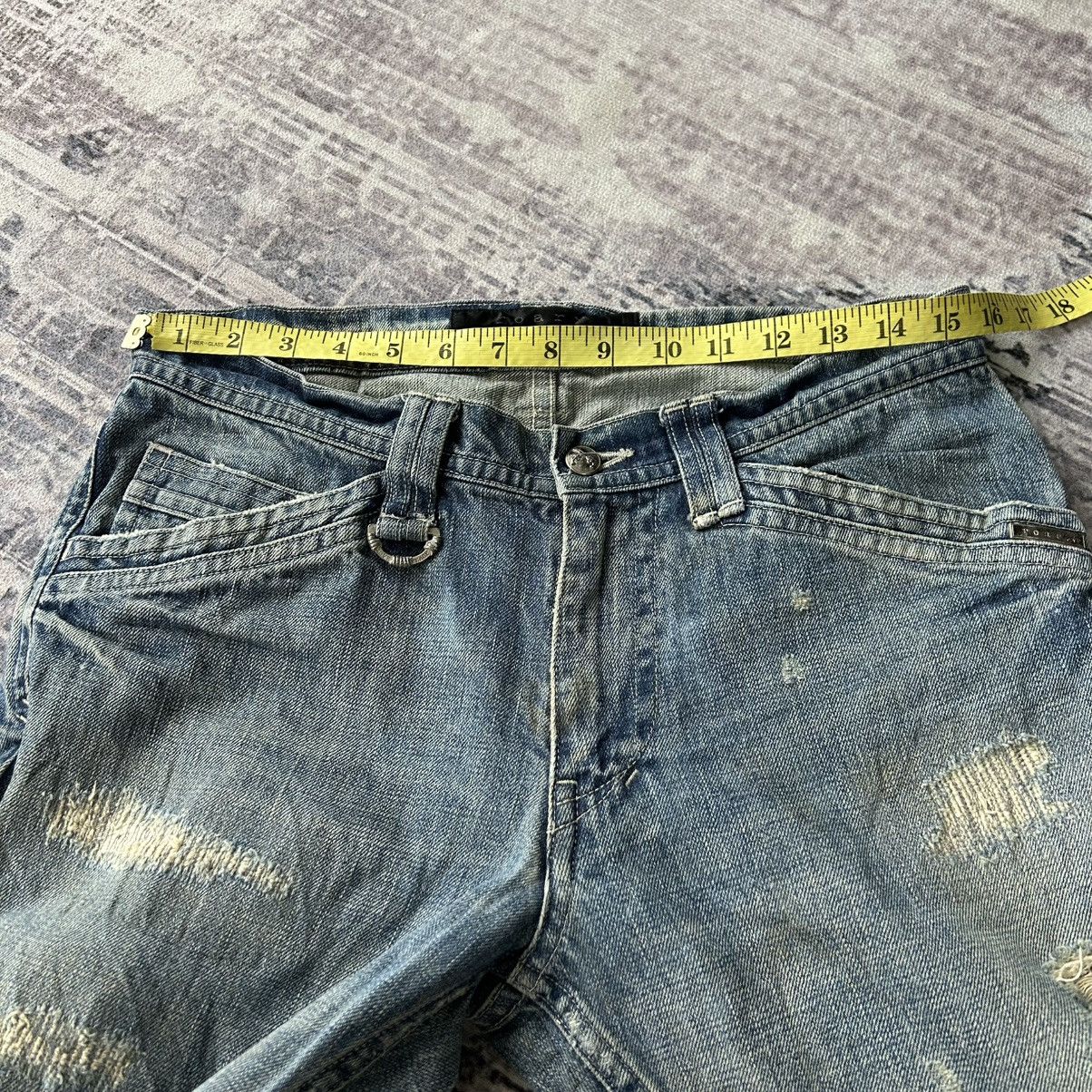 If Six Was Nine Roar Double Guns Distressed Jeans Size US 31 - 21 Thumbnail