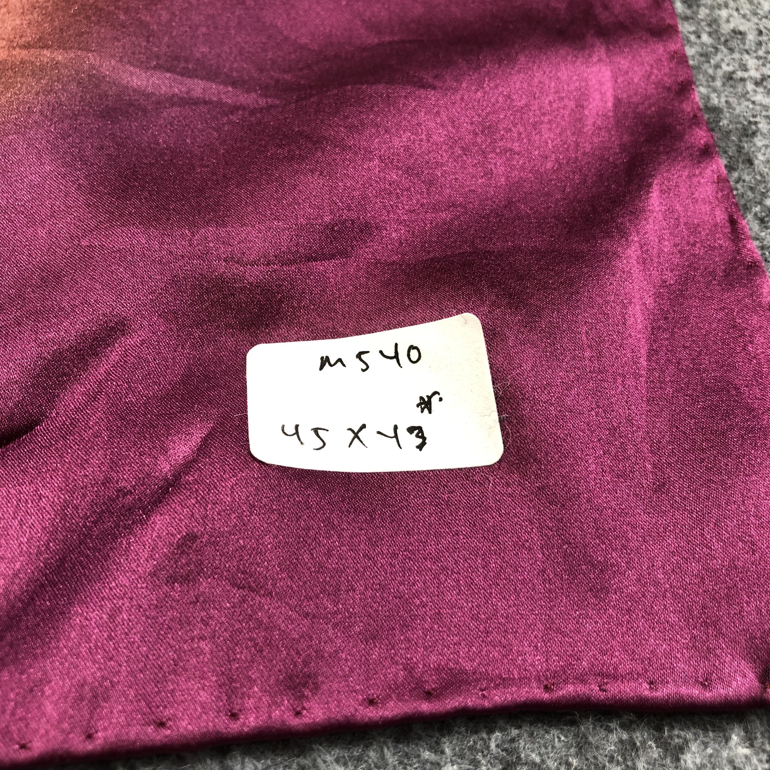 Japanese Brand Luxury Hand Rolled Silk Scarf M540 Size ONE SIZE - 6 Thumbnail