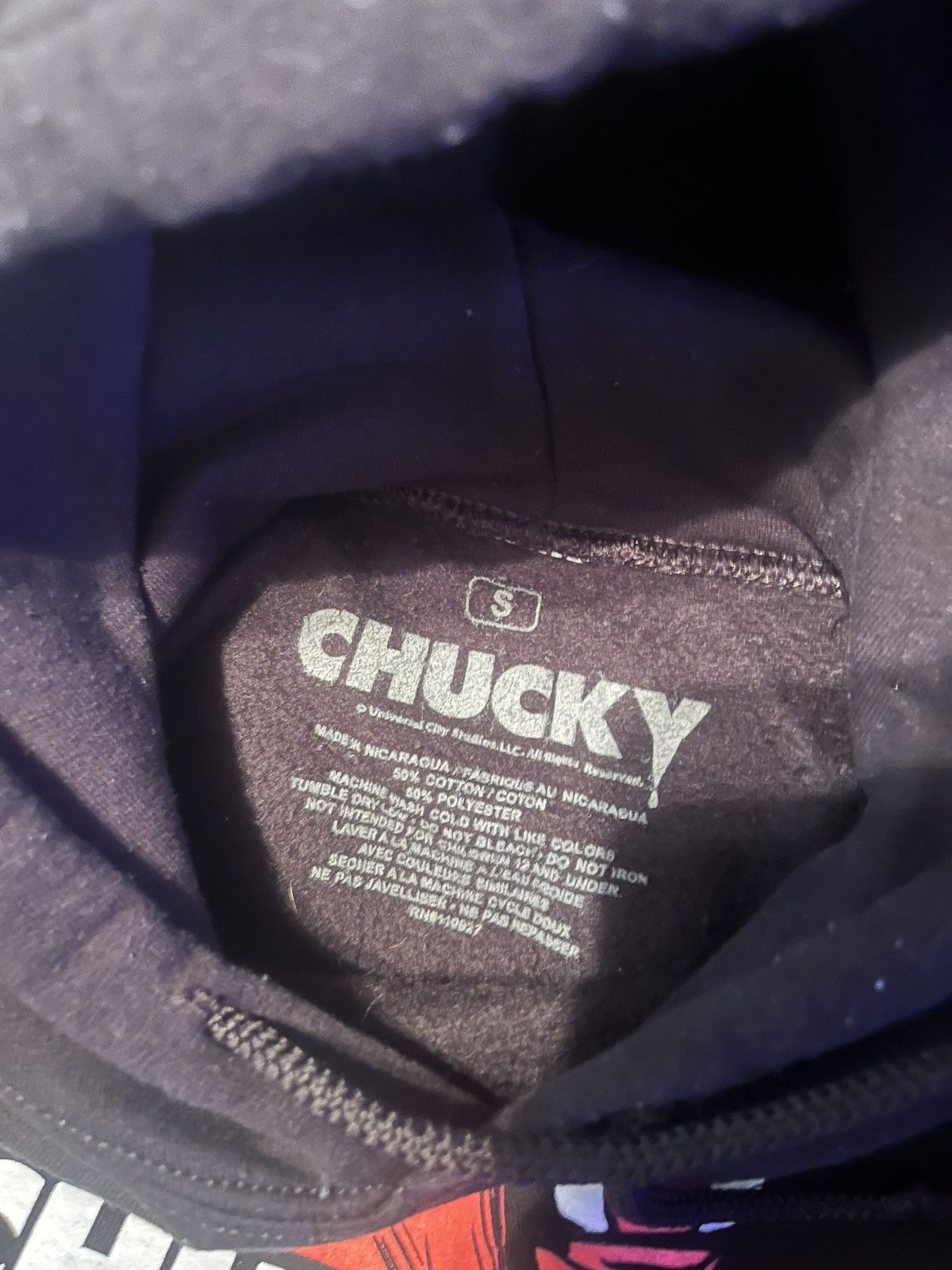 Other Chucky “let’s be friends” hoodie from HHN2023 Size US S / EU 44-46 / 1 - 5 Thumbnail
