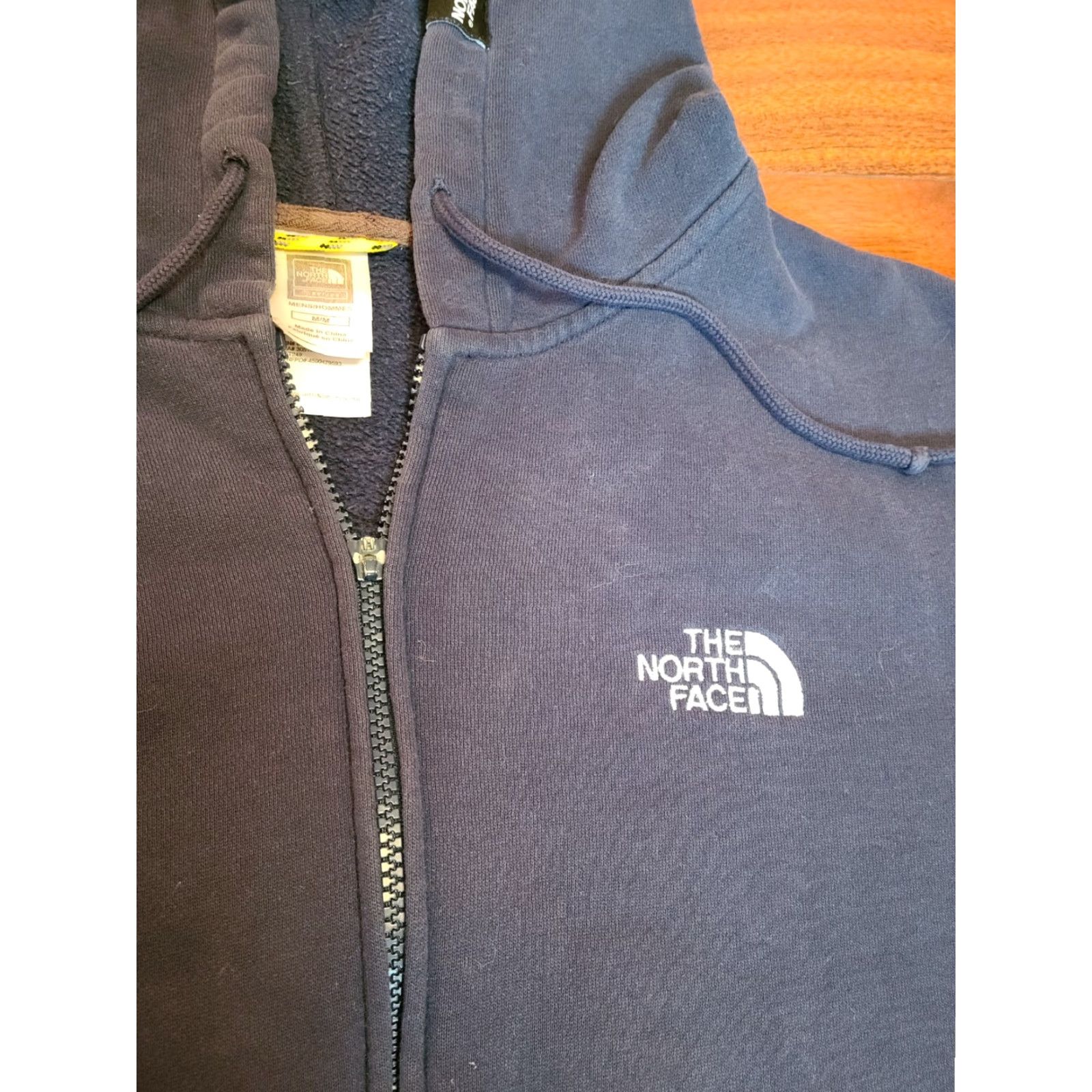 The North Face VINTAGE THE NORTH FACE Hoodie Mens M Navy Blue Full Zip Hooded Sweatshirt (READ) Size US M / EU 48-50 / 2 - 3 Thumbnail