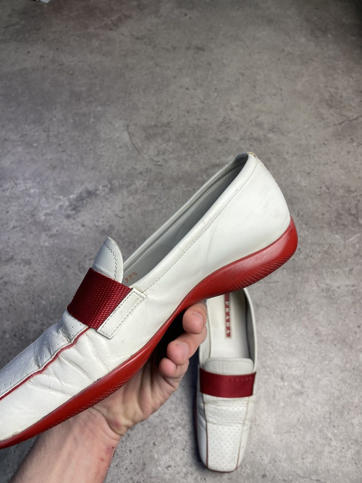 Prada Vintage Leather Prada Loafers Size US 8.5 / IT 38.5 - 6 Thumbnail